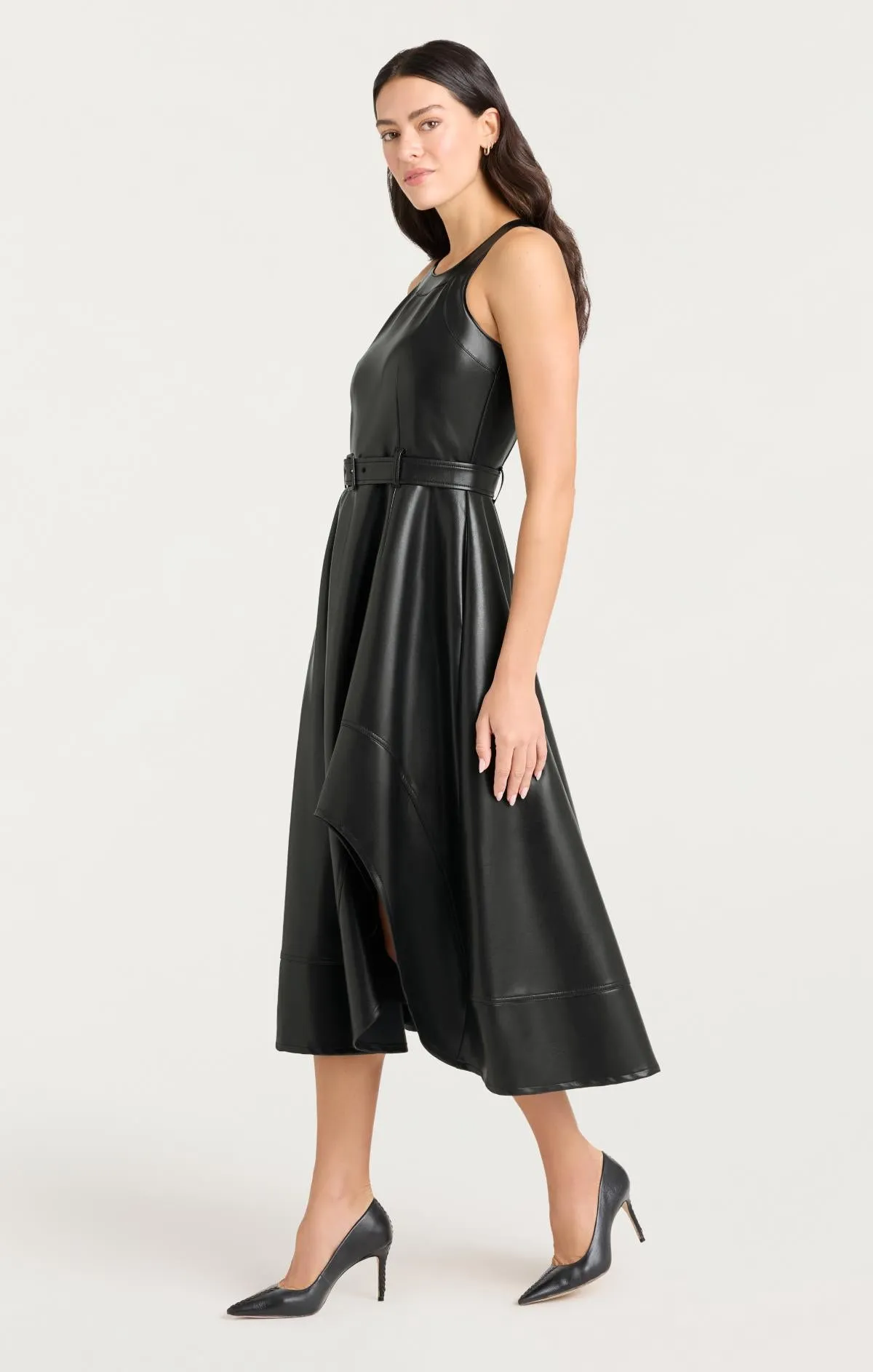 Vegan Leather Zelda Dress sold by cinq a sept product image thumbnail 5