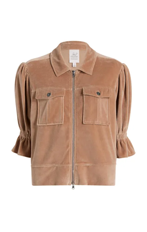 Velour Holly Jacket sold by cinq a sept