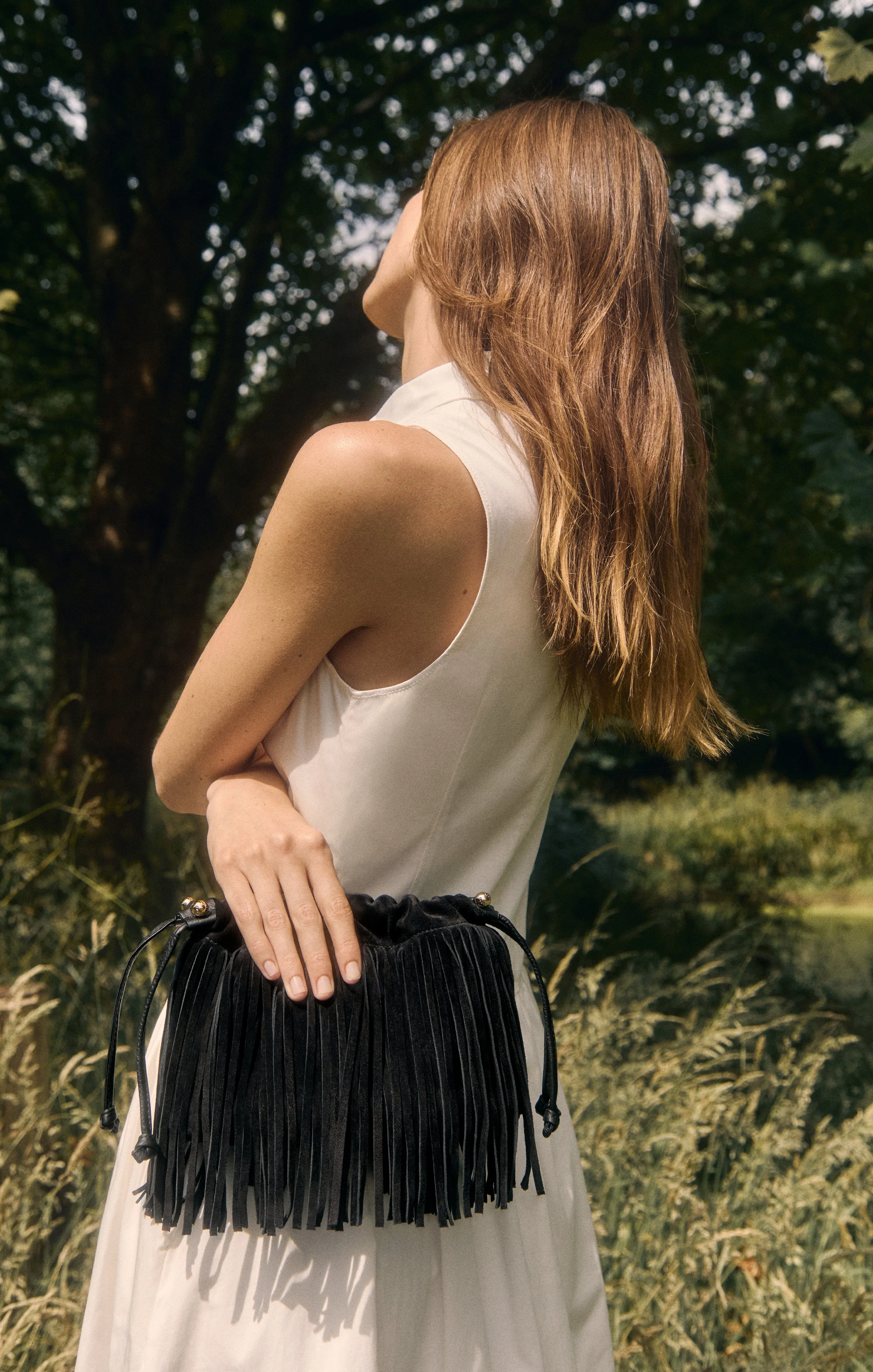 Strathberry Charlotte Drawstring Suede sold by cinq a sept product image thumbnail 2