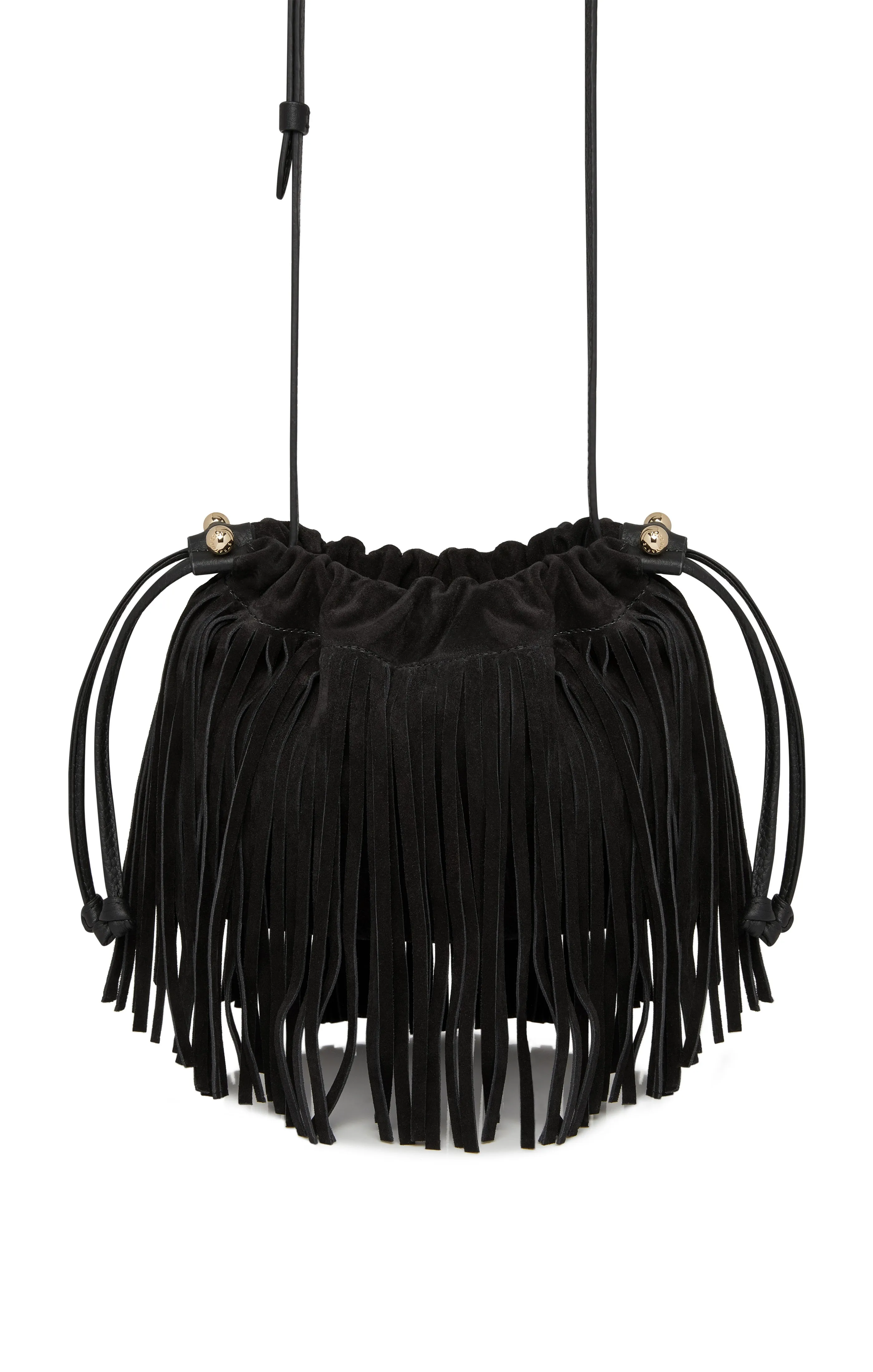 Strathberry Charlotte Drawstring Suede sold by cinq a sept