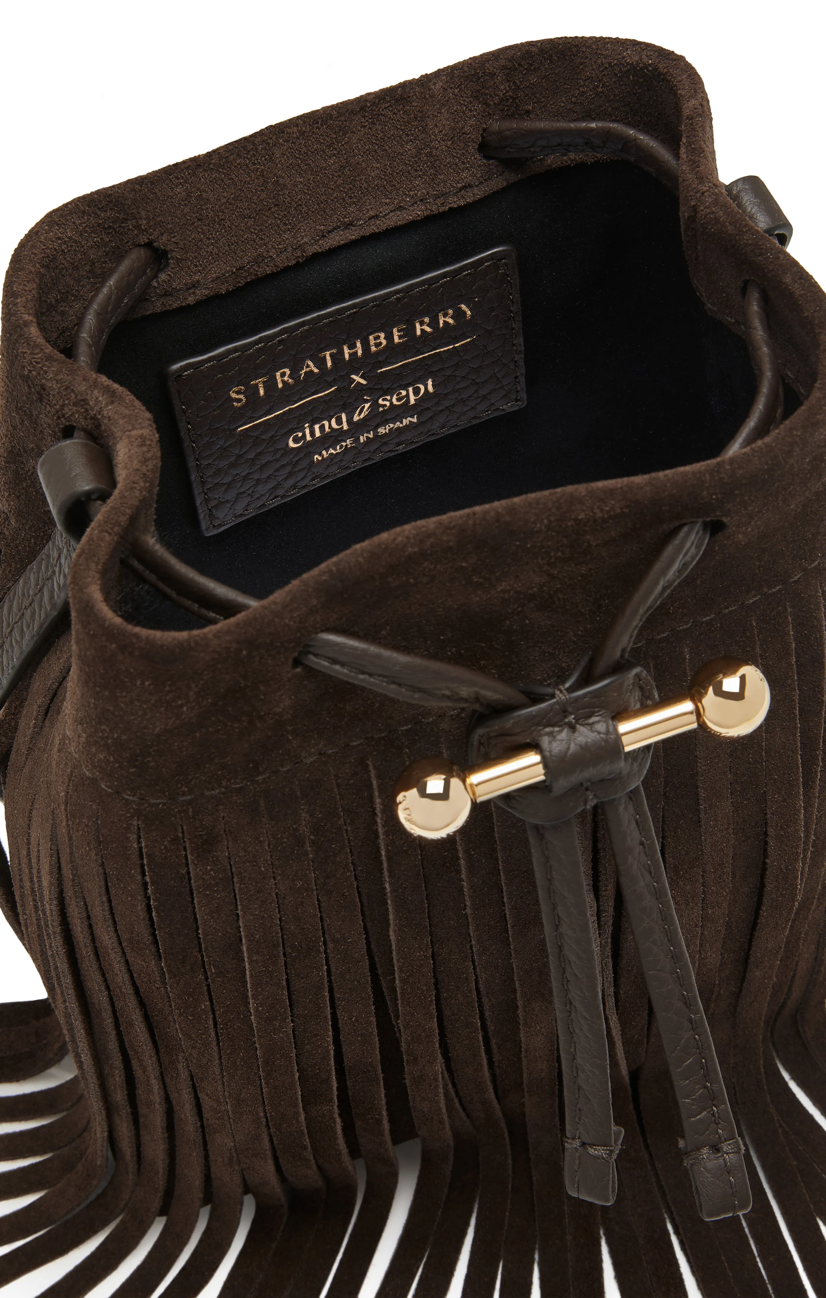 Strathberry Osette Midi Suede Pouch sold by cinq a sept product image thumbnail 4