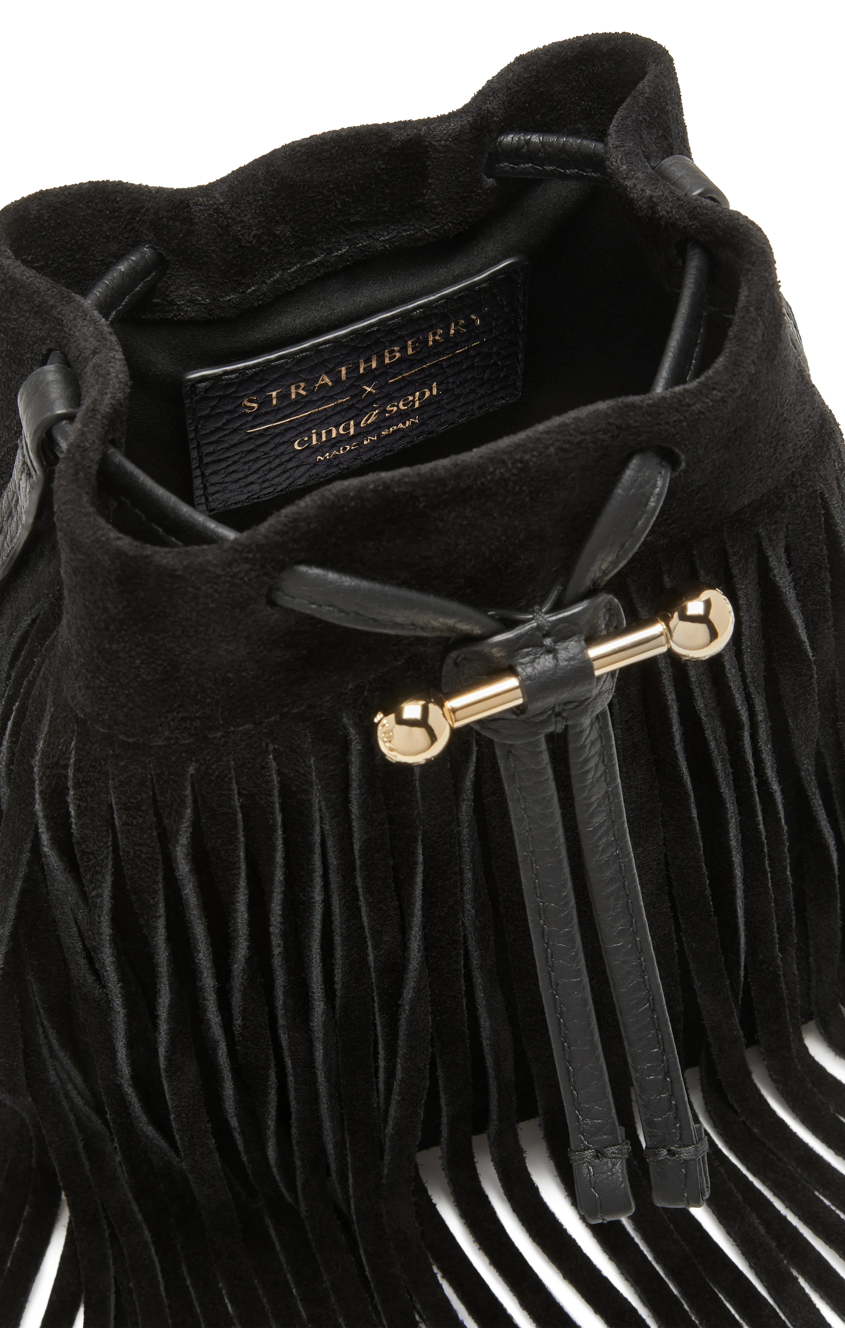 Strathberry Osette Midi Suede Pouch sold by cinq a sept product image thumbnail 4