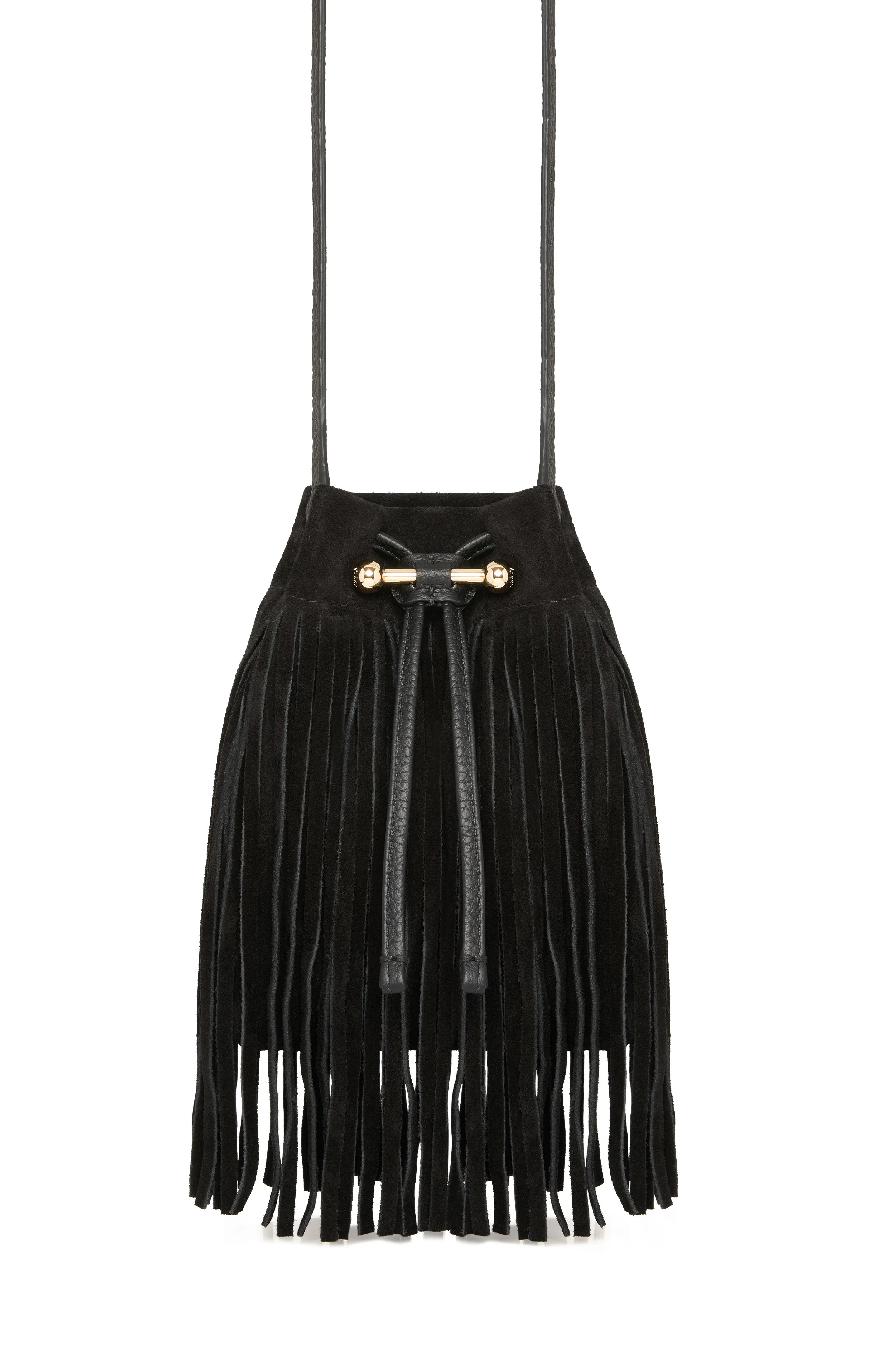 Strathberry Osette Midi Suede Pouch sold by cinq a sept