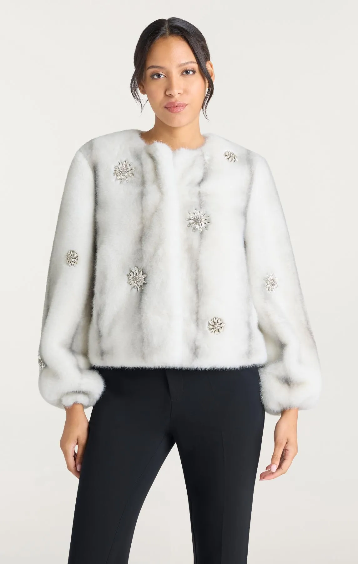 Faux Mink Benson Coat sold by cinq a sept product image thumbnail 3