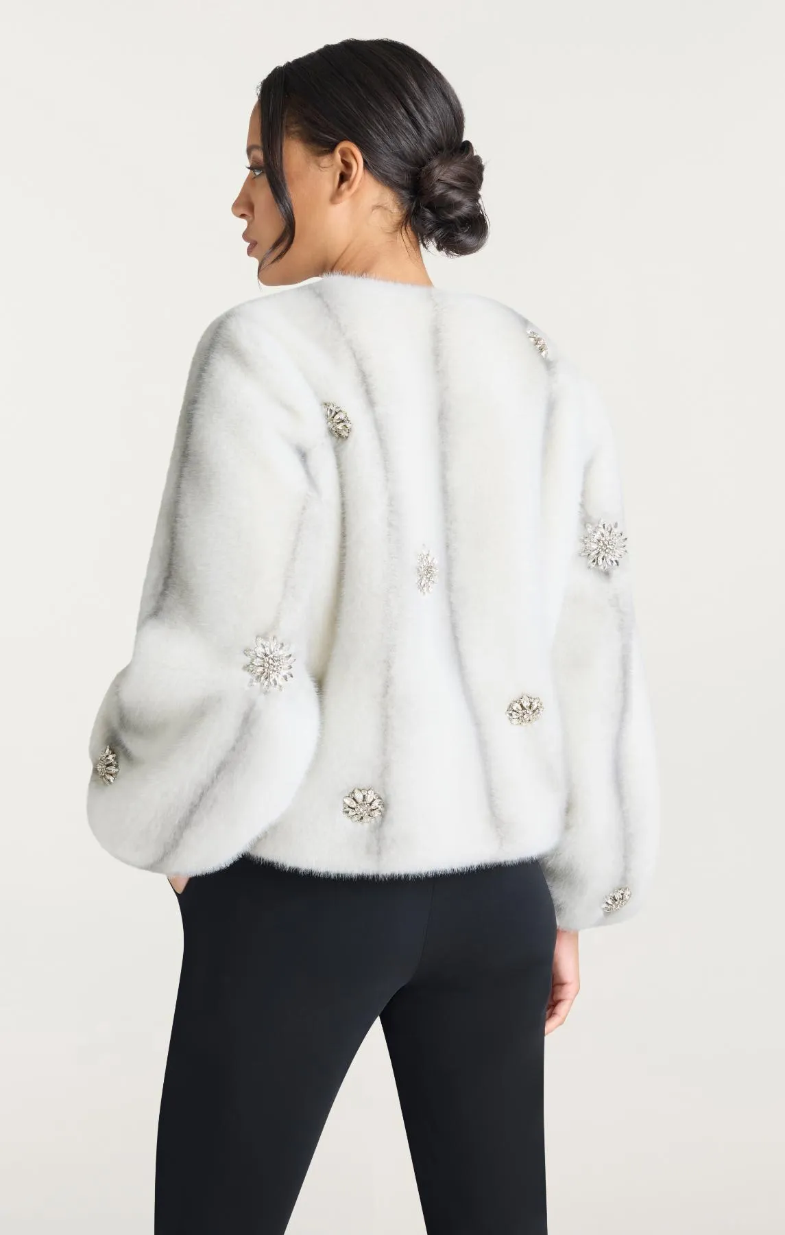 Faux Mink Benson Coat sold by cinq a sept product image thumbnail 4