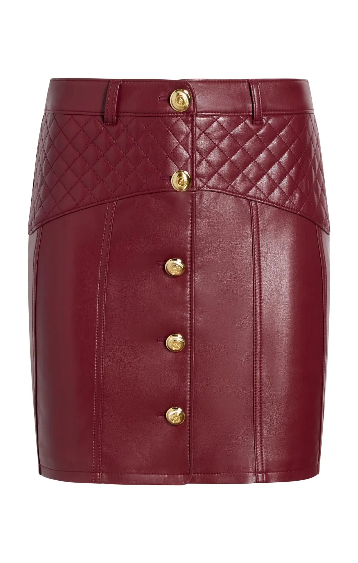 Vegan Leather Claudia Skirt sold by cinq a sept