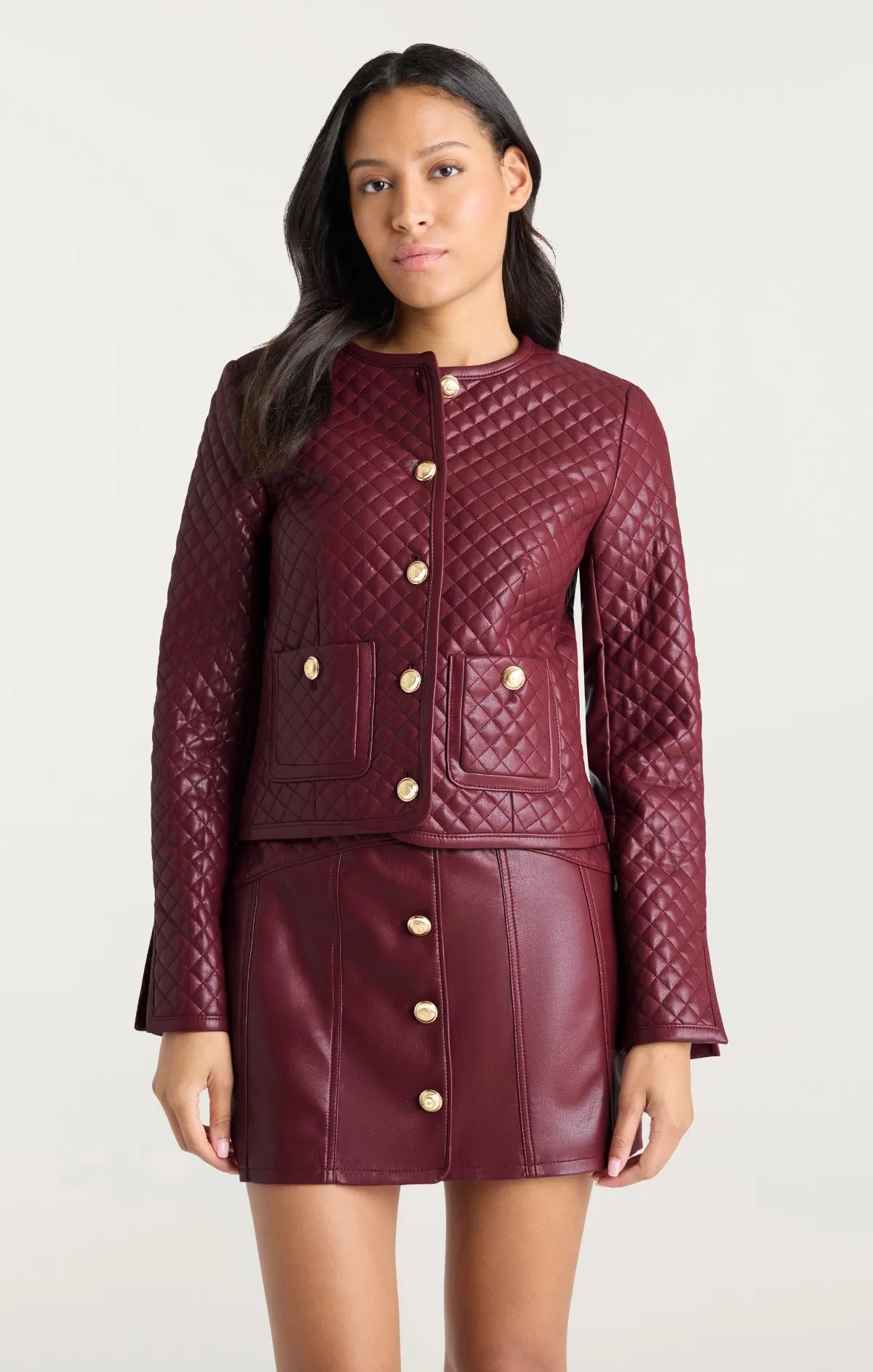 Vegan Leather Brooke Jacket sold by cinq a sept product image thumbnail 3