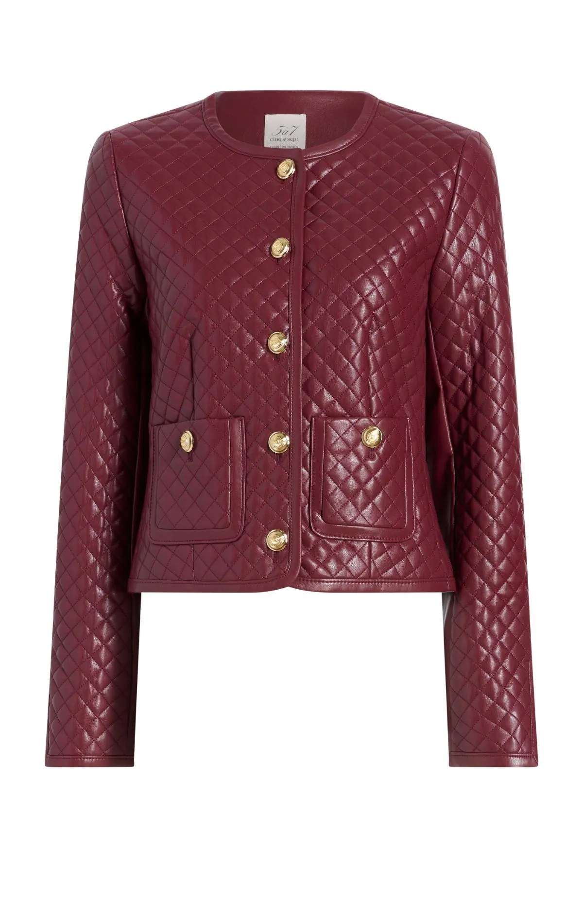 Vegan Leather Brooke Jacket sold by cinq a sept