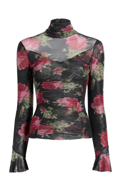 Baroque Roses Lucy Top sold by cinq a sept