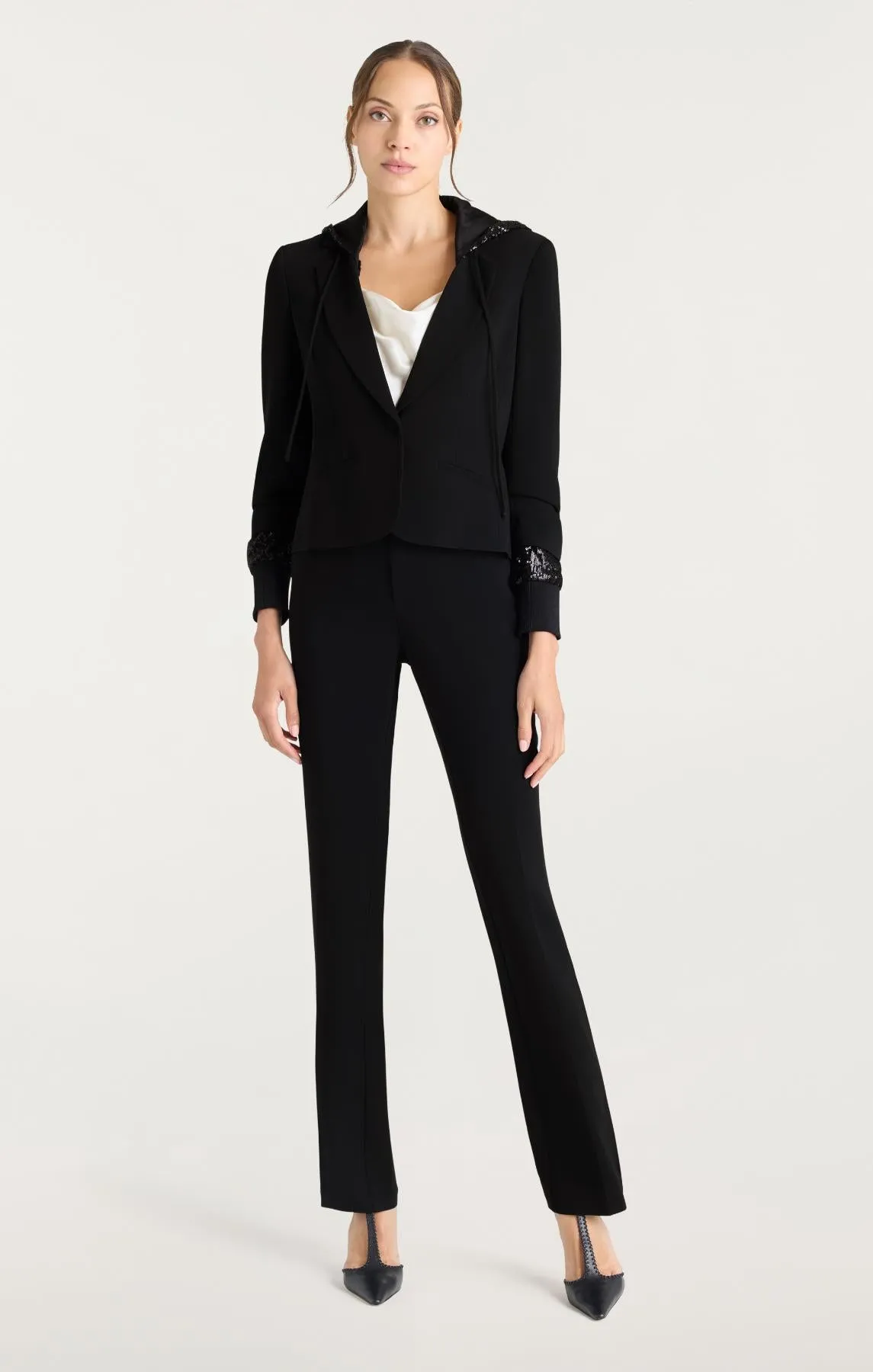 Sequin Hooded Le Petit Khloe Jacket sold by cinq a sept product image thumbnail 5