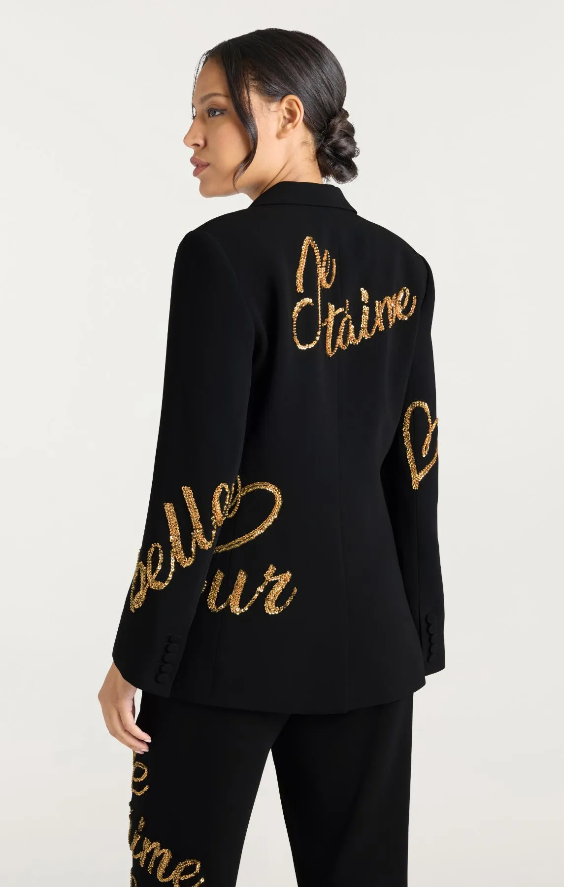 Crushed Sequin Loveletter Karlie Blazer sold by cinq a sept product image thumbnail 5