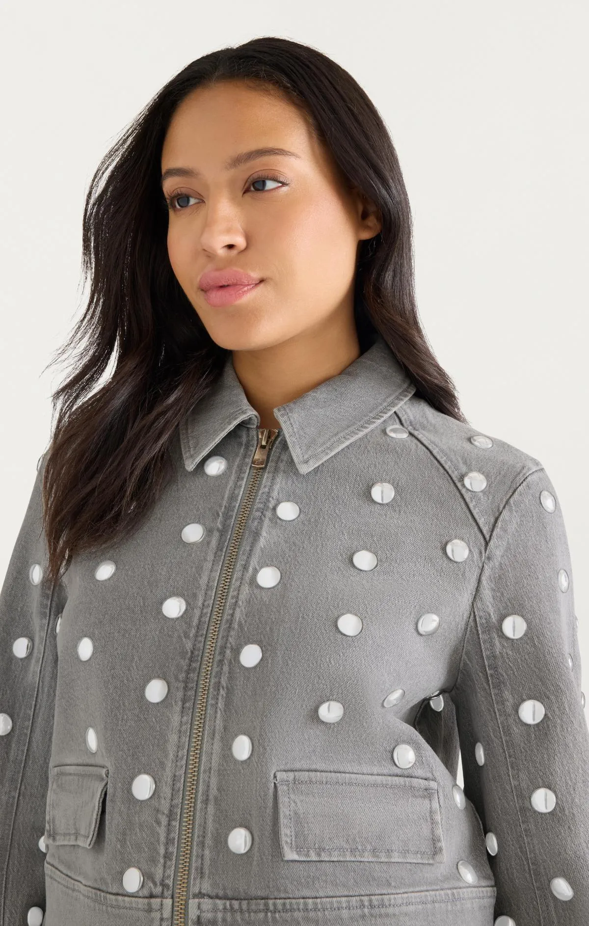 Studded Harriet Jean Jacket sold by cinq a sept product image thumbnail 5