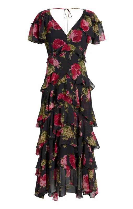 Baroque Roses Tatum Dress made by cinq a sept