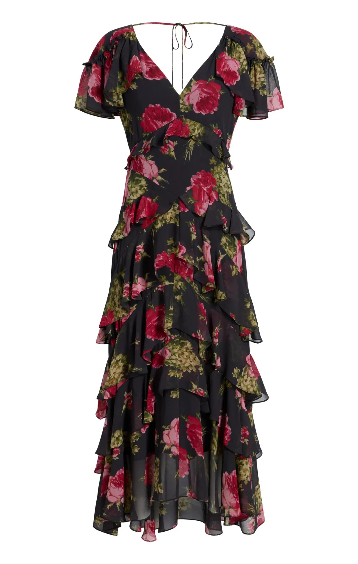 Baroque Roses Tatum Dress sold by cinq a sept