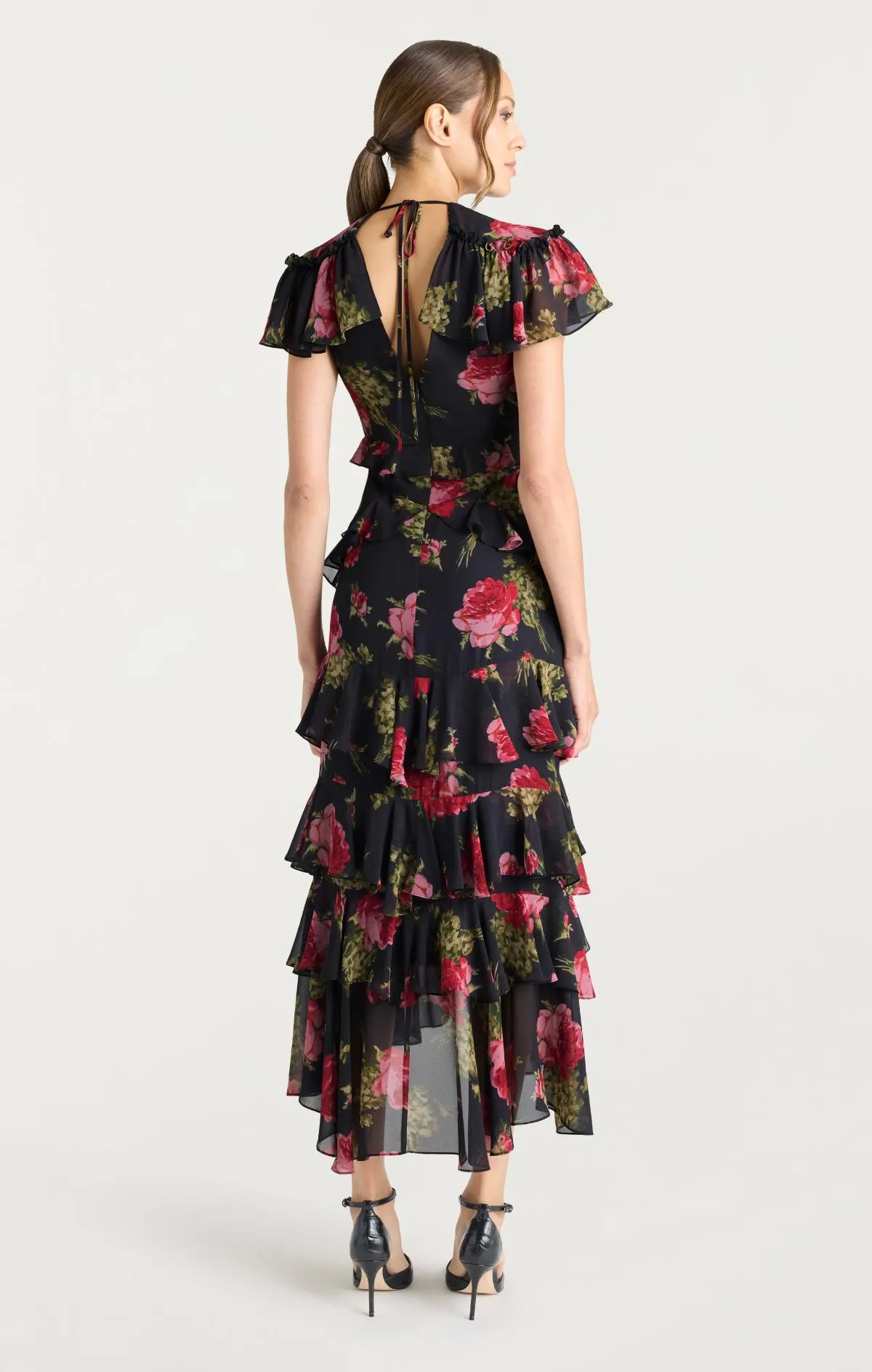 Baroque Roses Tatum Dress sold by cinq a sept product image thumbnail 4