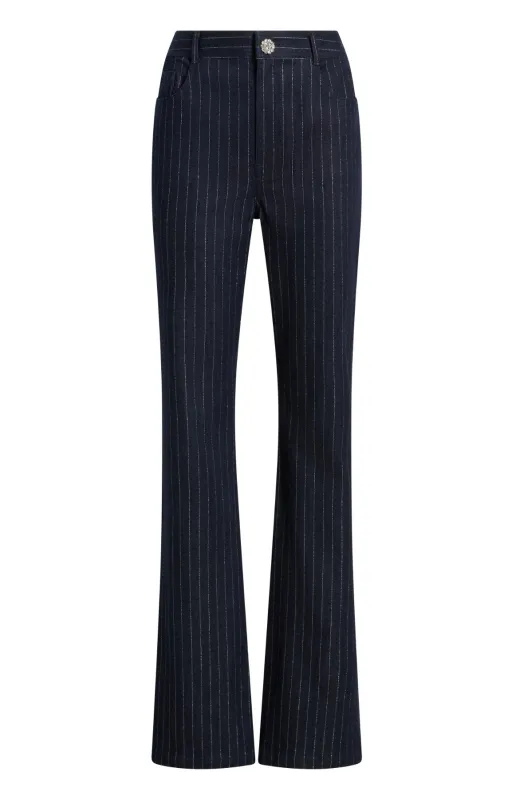 Metallic Pinstripe Shailene Pant sold by cinq a sept
