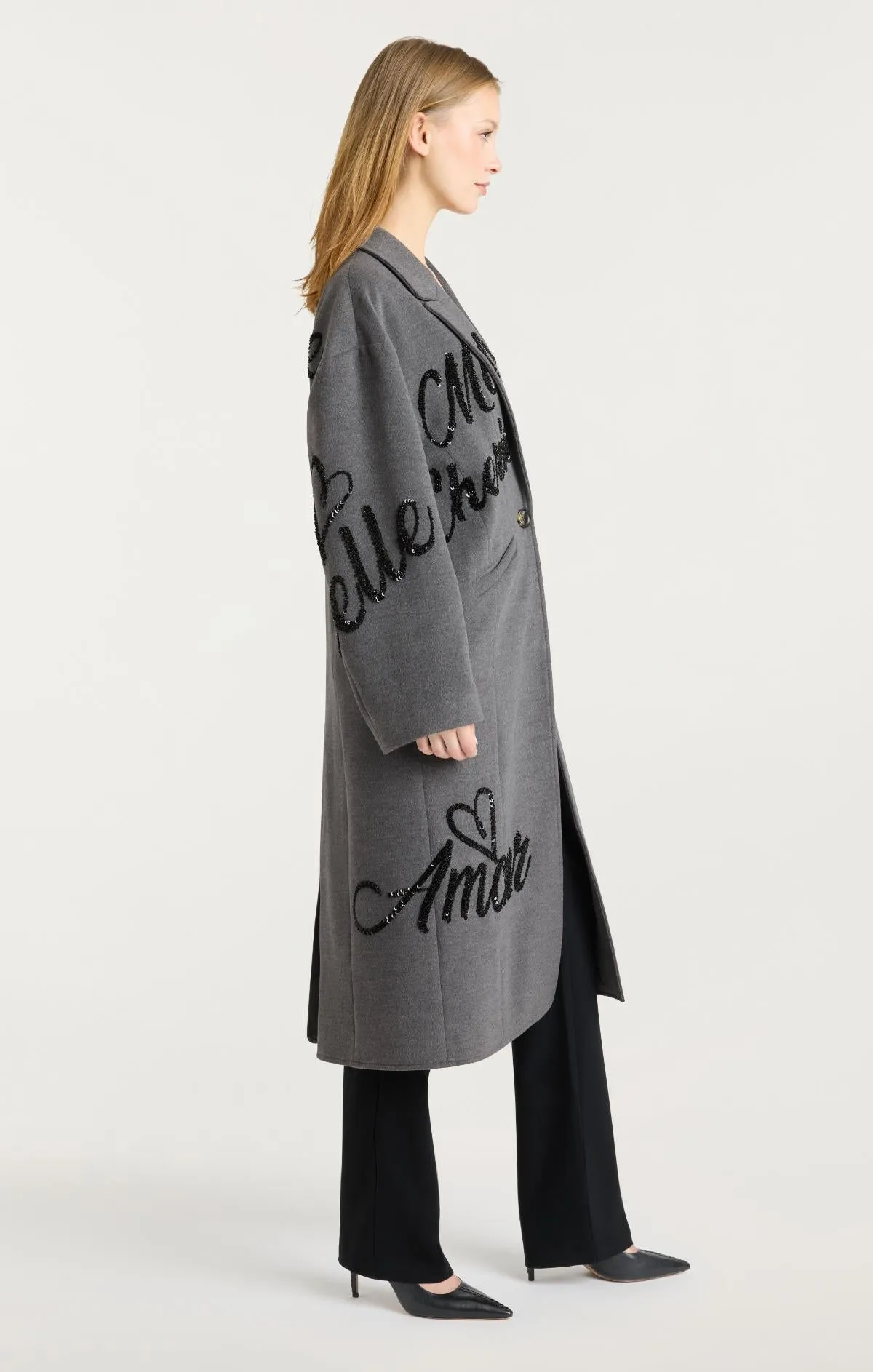 Crushed Sequin Loveletter Gravis Coat sold by cinq a sept product image thumbnail 3