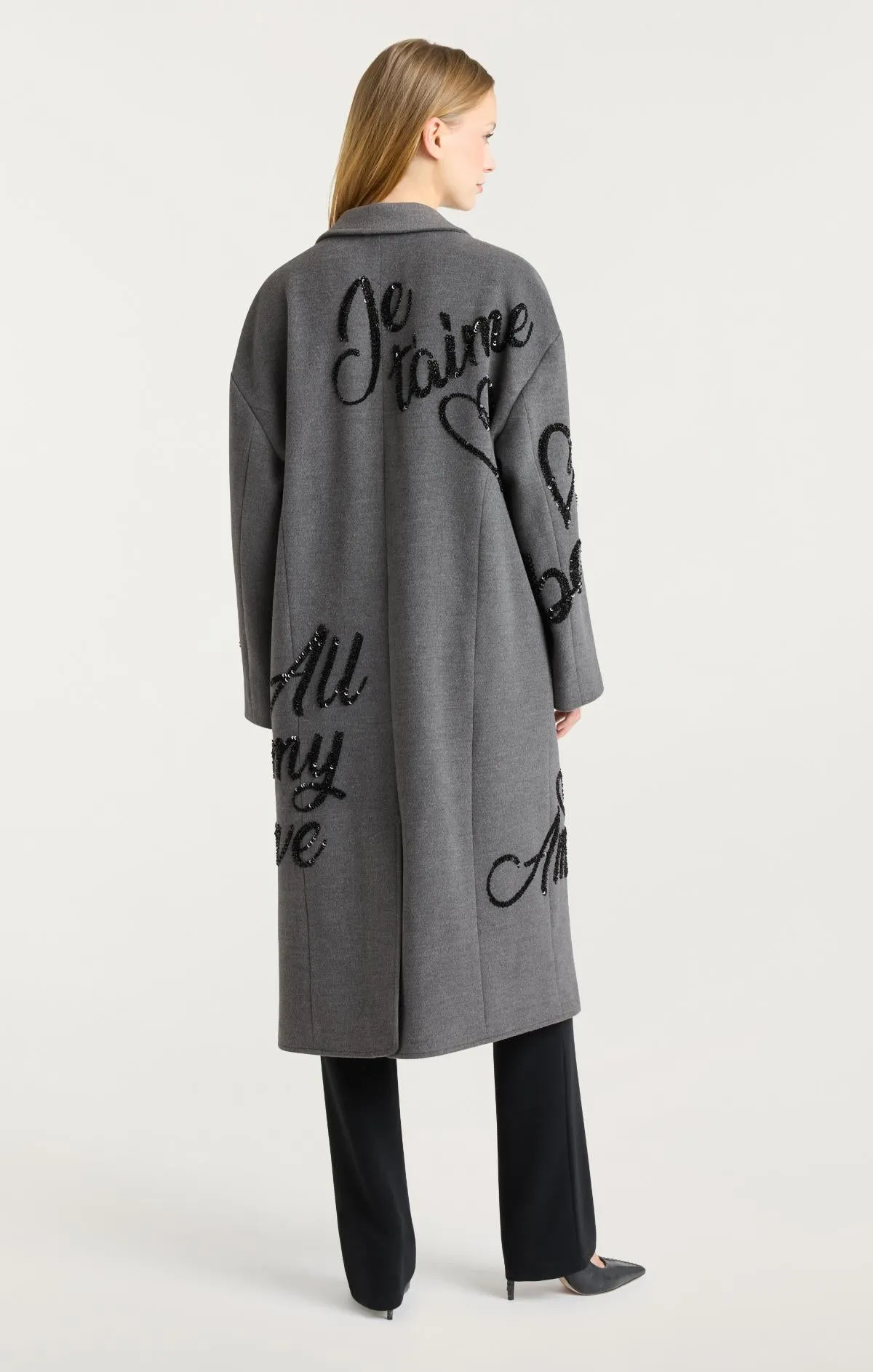 Crushed Sequin Loveletter Gravis Coat sold by cinq a sept product image thumbnail 4