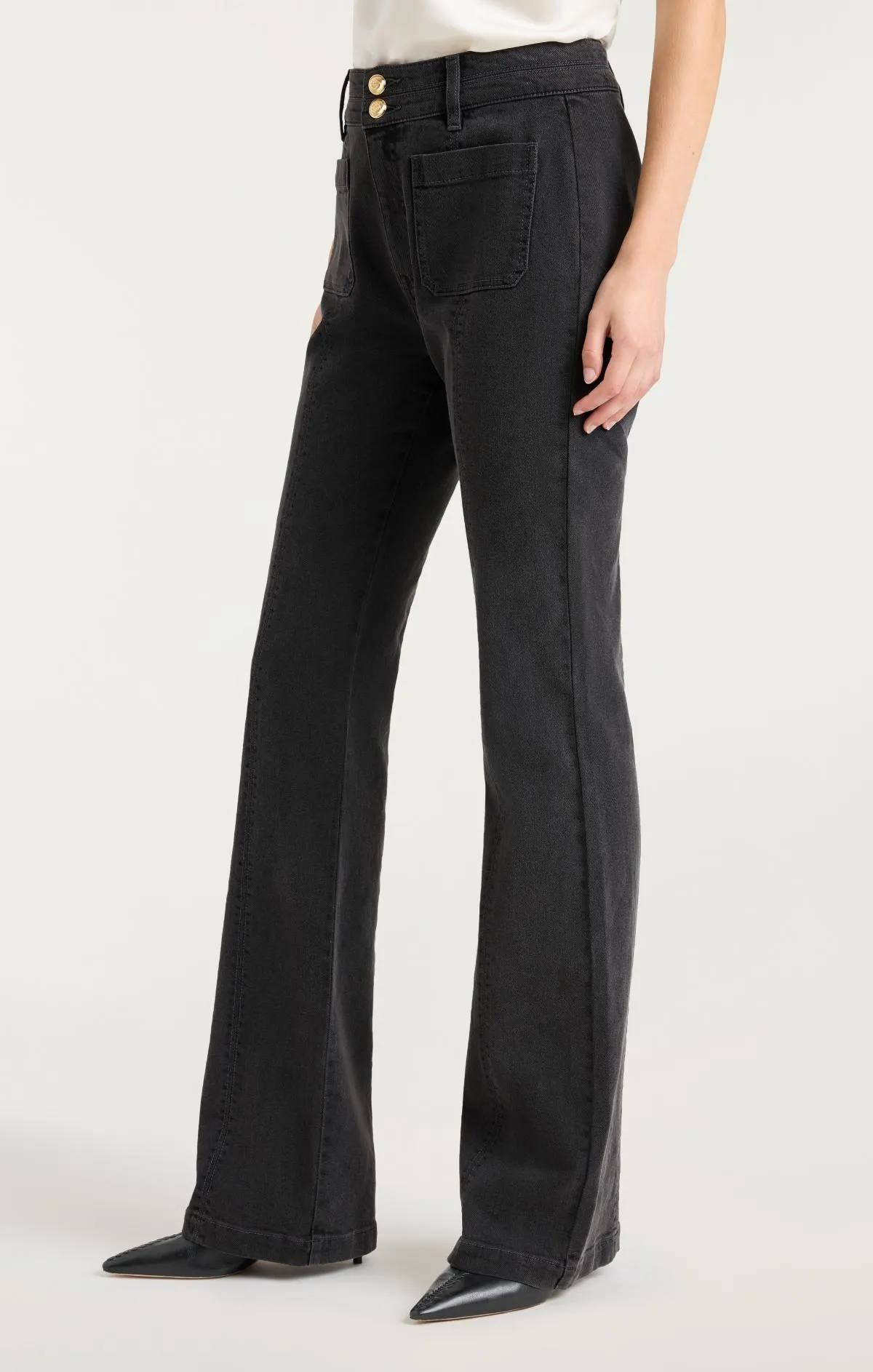 Dahlia Denim Long Dorothea Pant sold by cinq a sept product image thumbnail 4