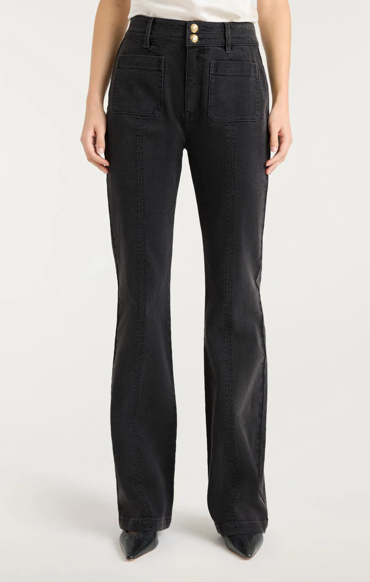 Dahlia Denim Long Dorothea Pant sold by cinq a sept product image thumbnail 3