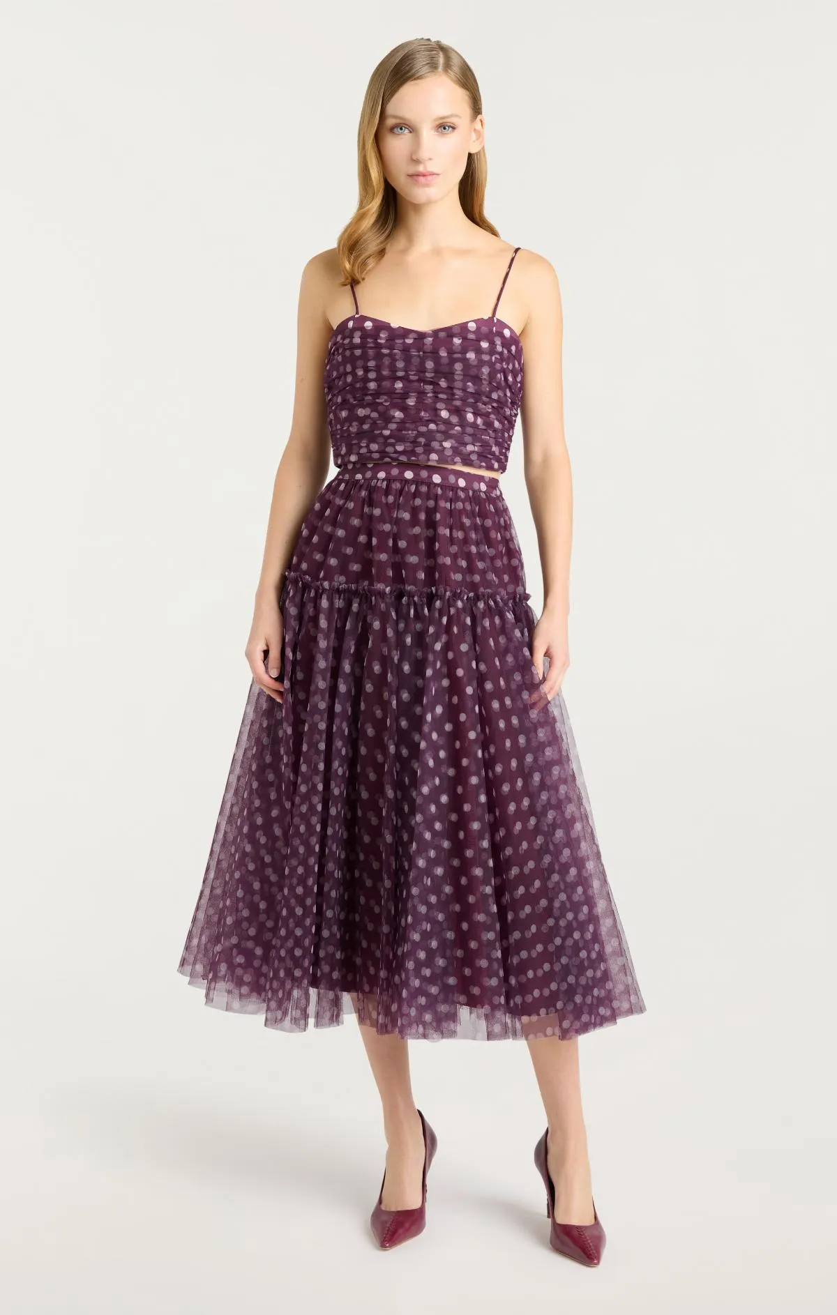 Camille Polka Dot Selly Top sold by cinq a sept product image thumbnail 5