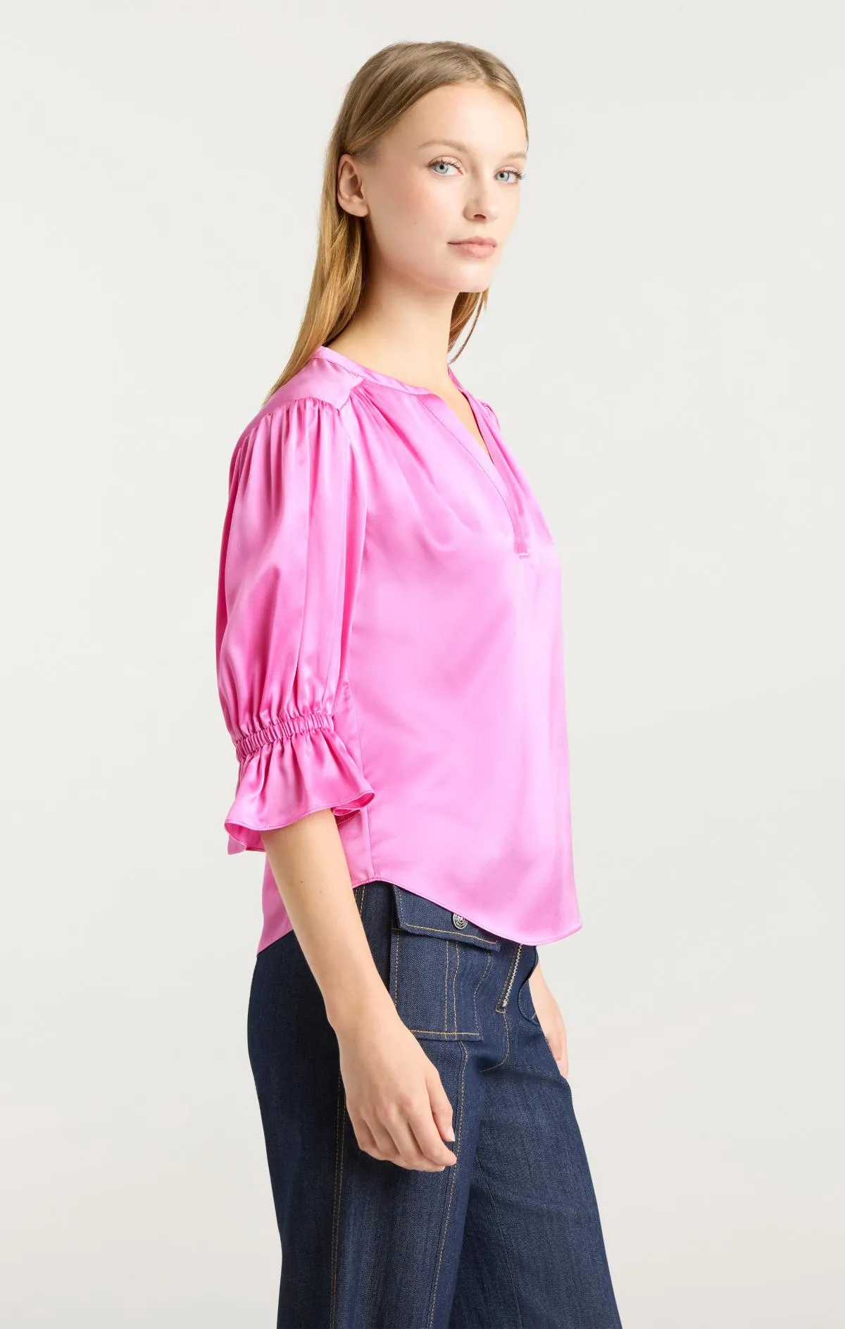 Split Neck Fiona Top sold by cinq a sept product image thumbnail 3