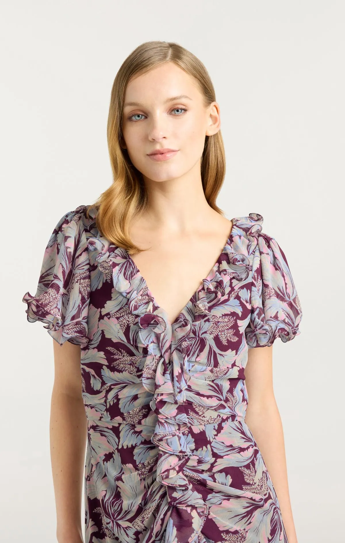 Multi Tulip Clio Dress sold by cinq a sept product image thumbnail 5