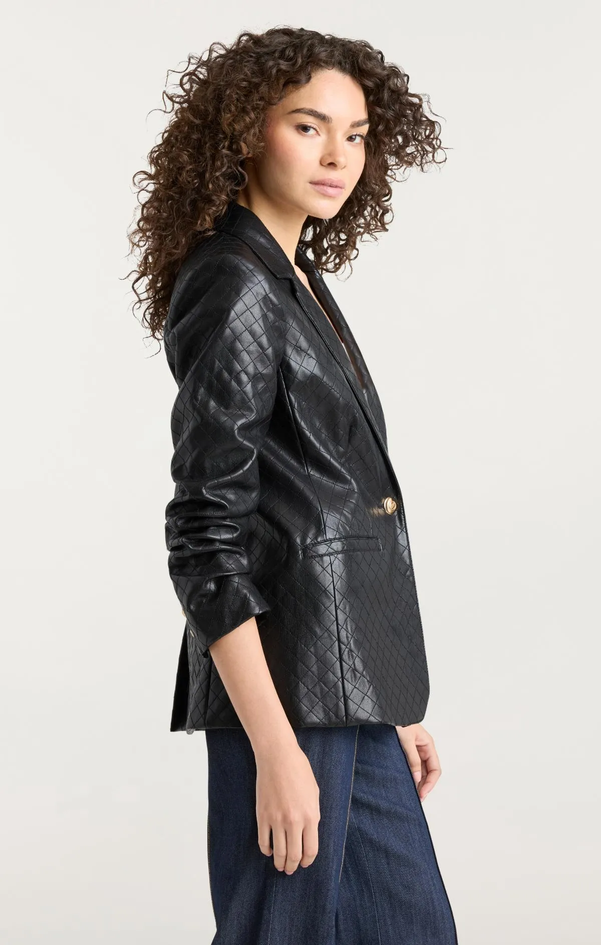 Quilted Khloe Blazer sold by cinq a sept product image thumbnail 3