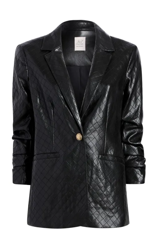 Quilted Khloe Blazer sold by cinq a sept