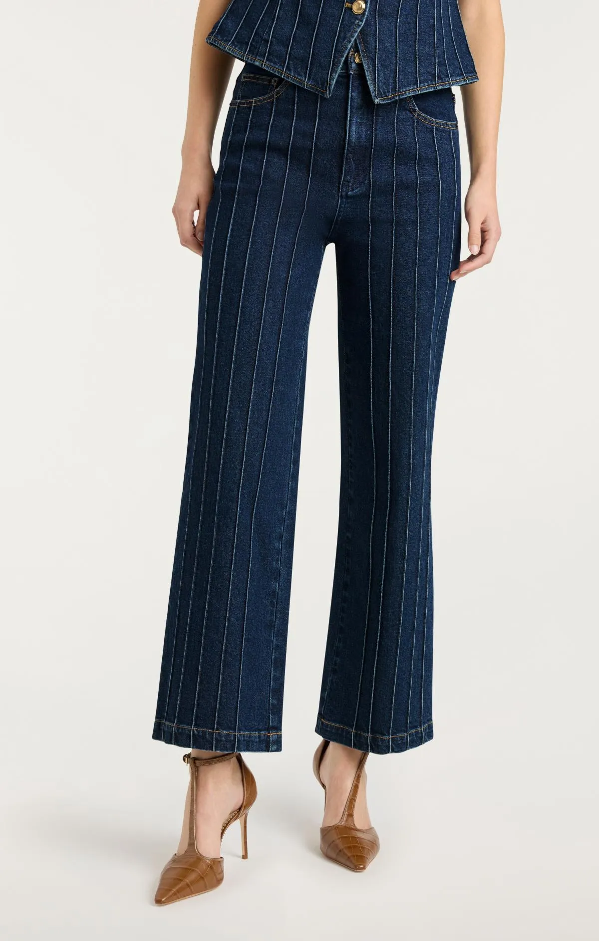 Pintuck Camen Jeans sold by cinq a sept product image thumbnail 3