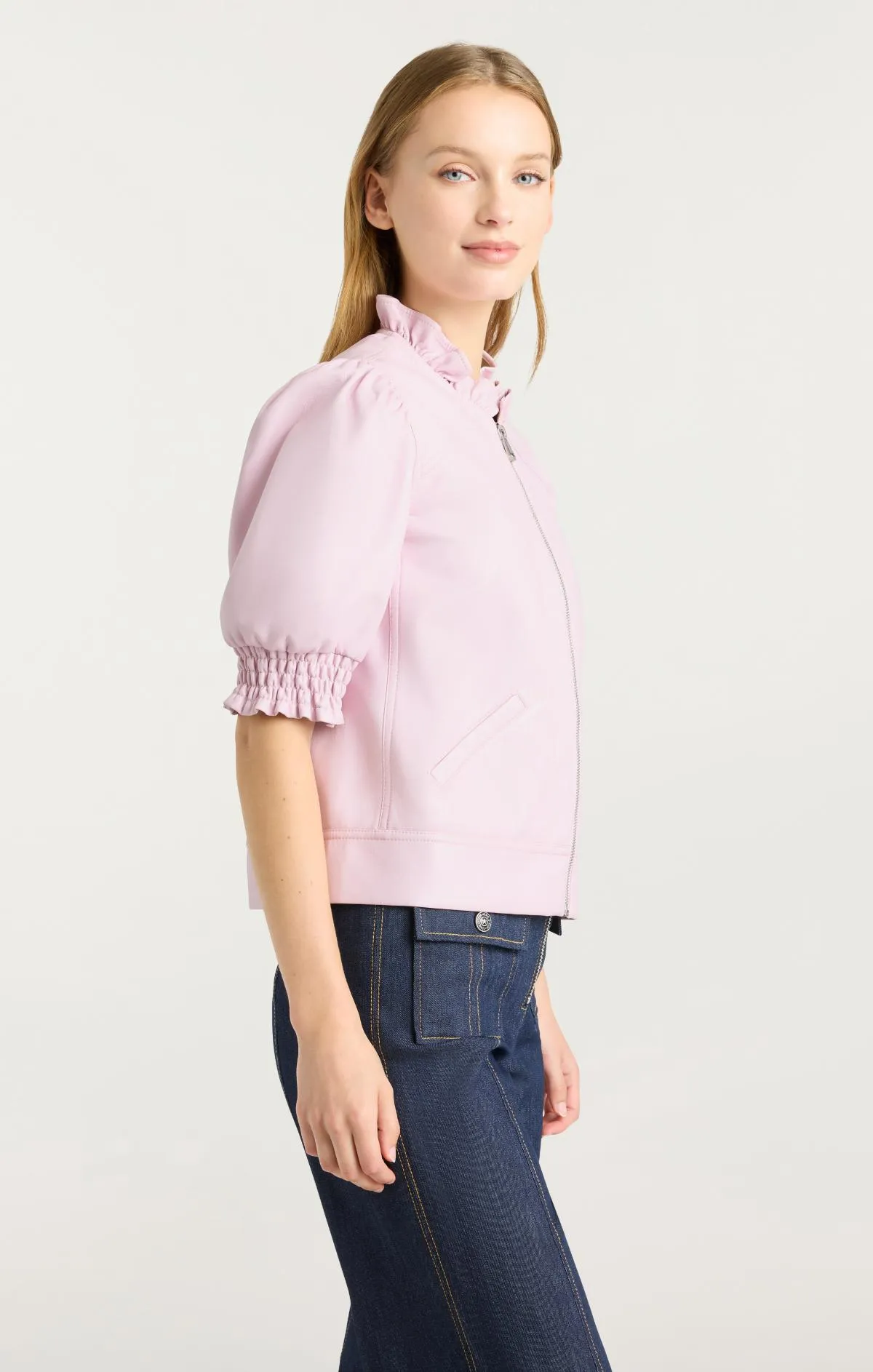 Vegan Leather Anabella Jacket sold by cinq a sept product image thumbnail 3