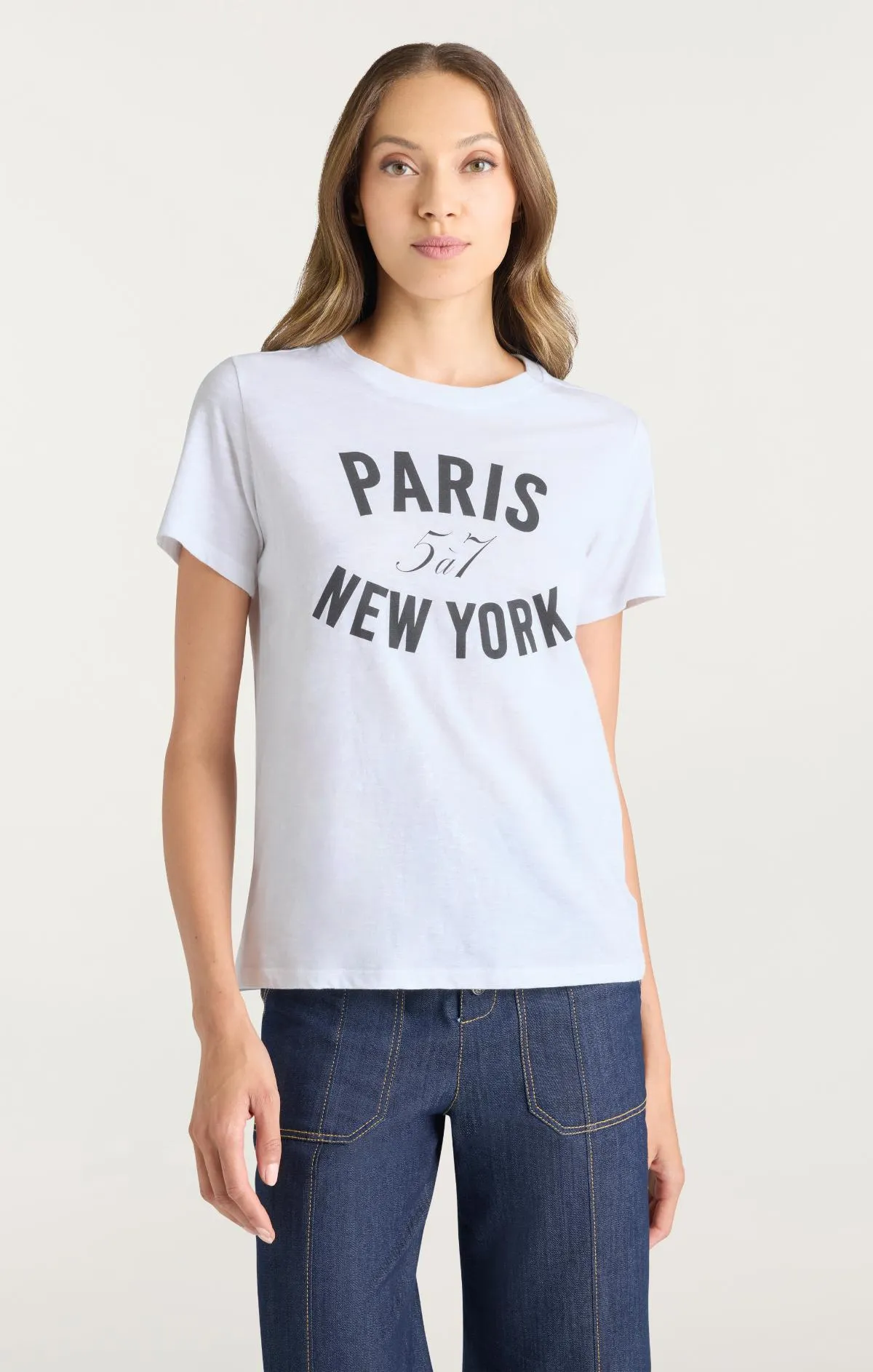Paris New York Tee sold by cinq a sept product image thumbnail 2