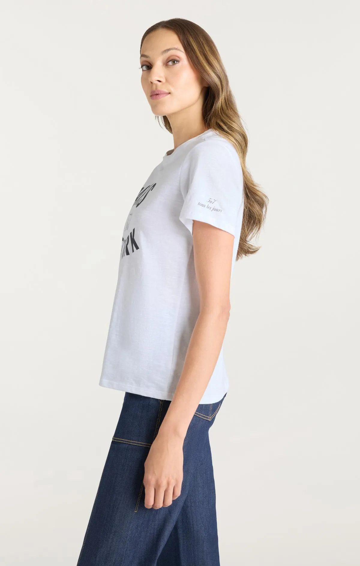Paris New York Tee sold by cinq a sept product image thumbnail 3