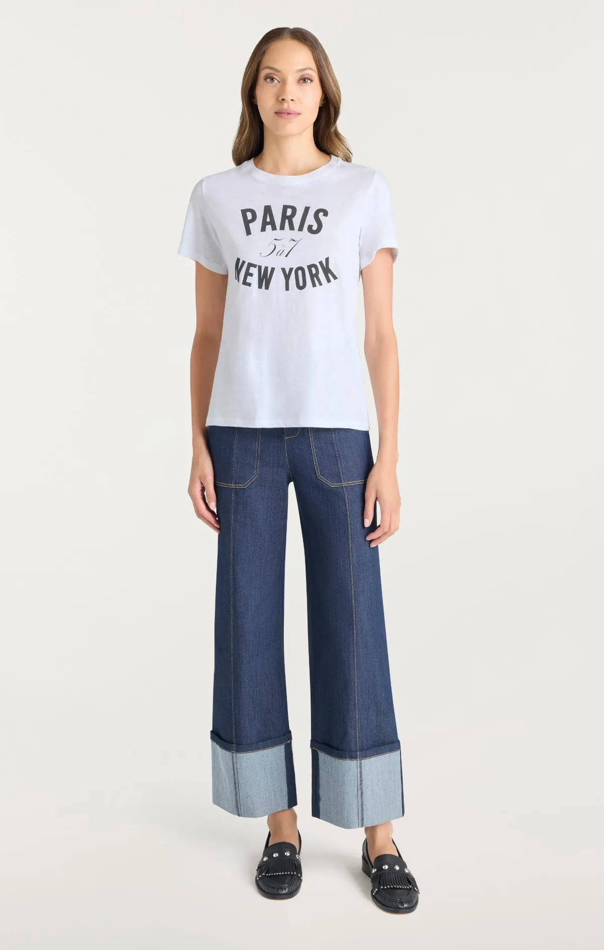 Paris New York Tee sold by cinq a sept product image thumbnail 5