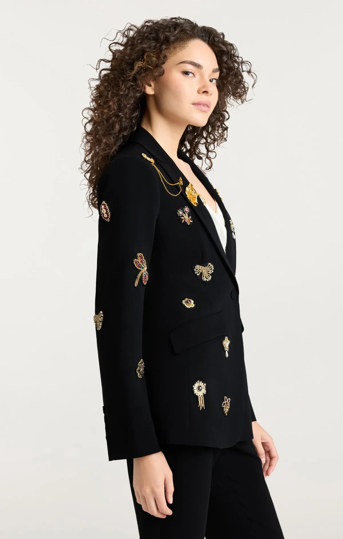 Gold Brooches Cheyenne Blazer sold by cinq a sept product image thumbnail 3