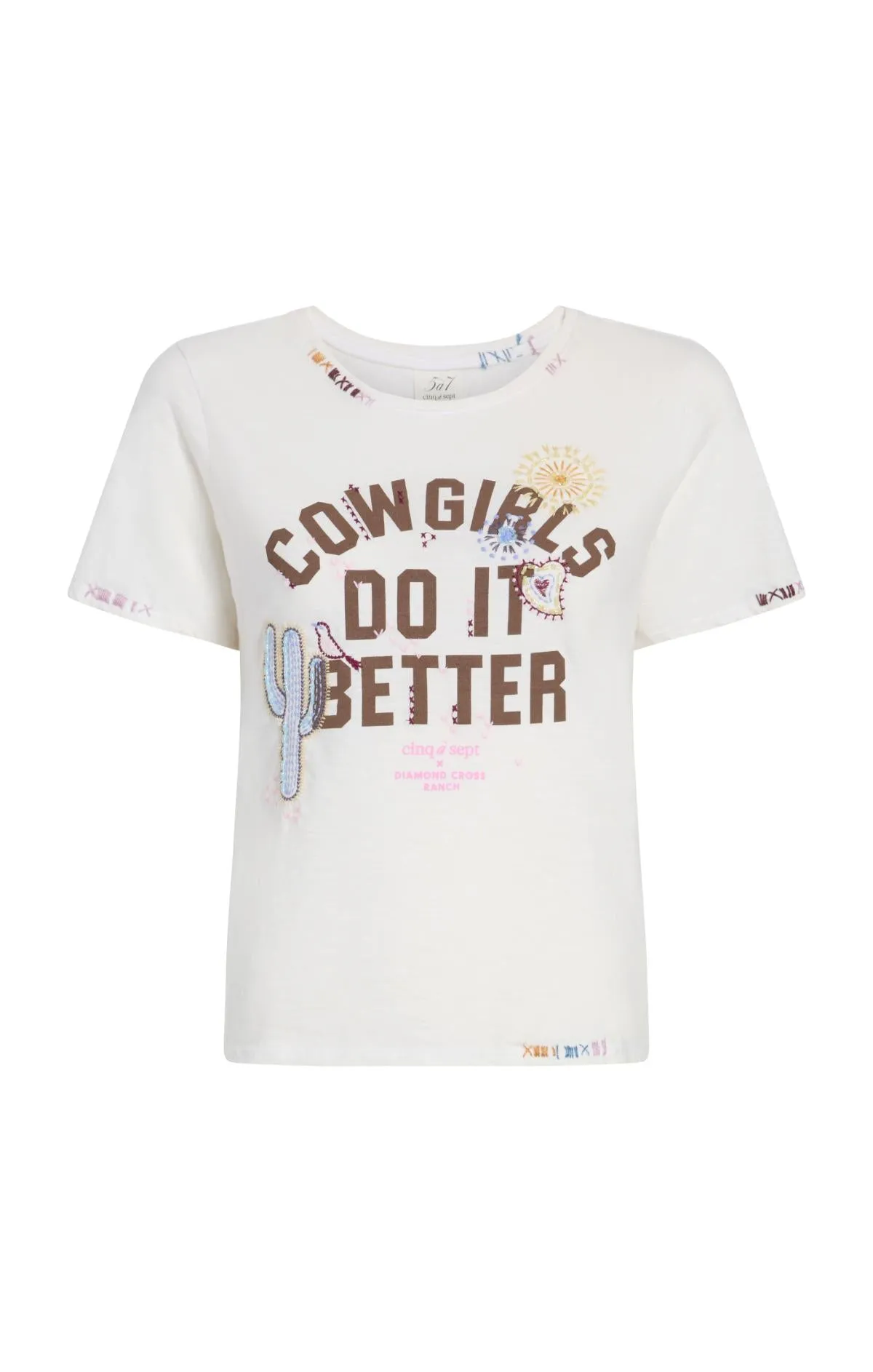 Bespoke Cowgirls Do It Better Shrunken Tee sold by cinq a sept