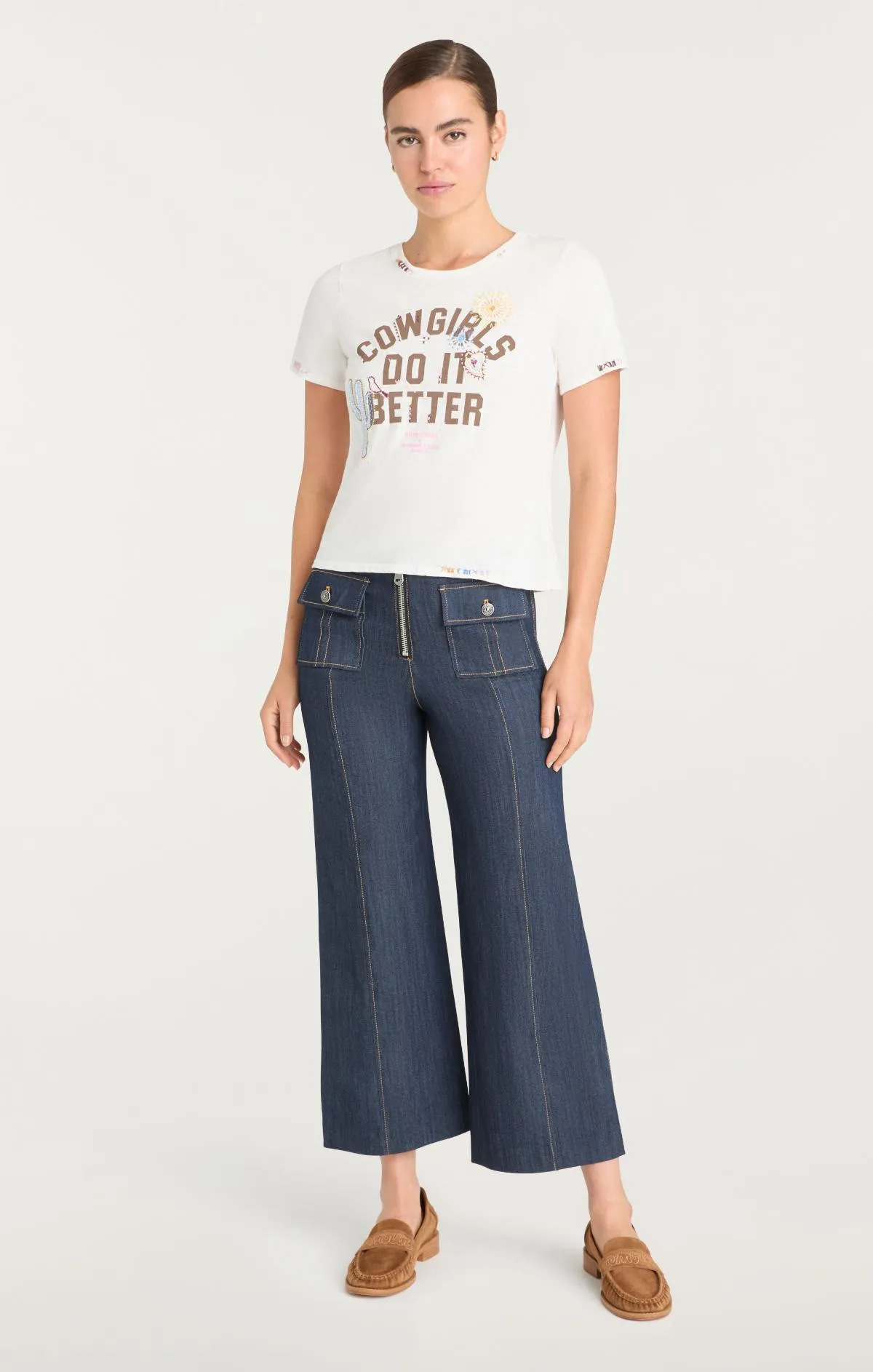 Bespoke Cowgirls Do It Better Shrunken Tee sold by cinq a sept product image thumbnail 5