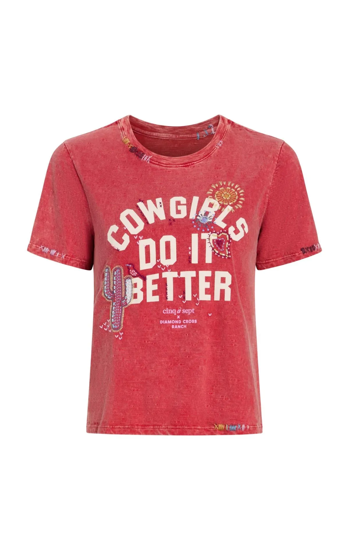 Bespoke Cowgirls Do It Better Shrunken Tee sold by cinq a sept