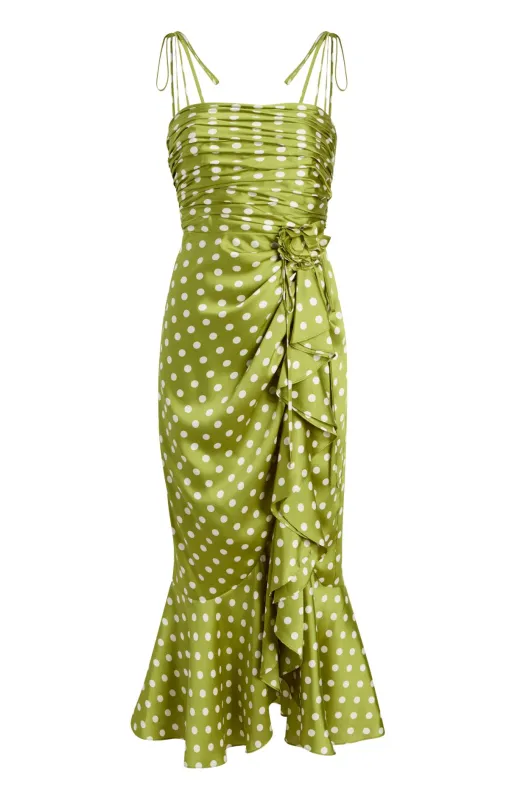 Camille Polka Dot Mireya Dress sold by cinq a sept