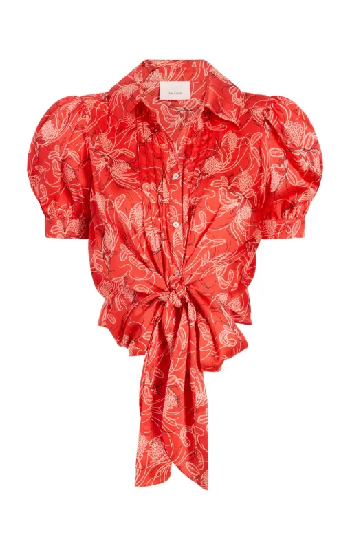 Botanical Floral Abena Top sold by cinq a sept