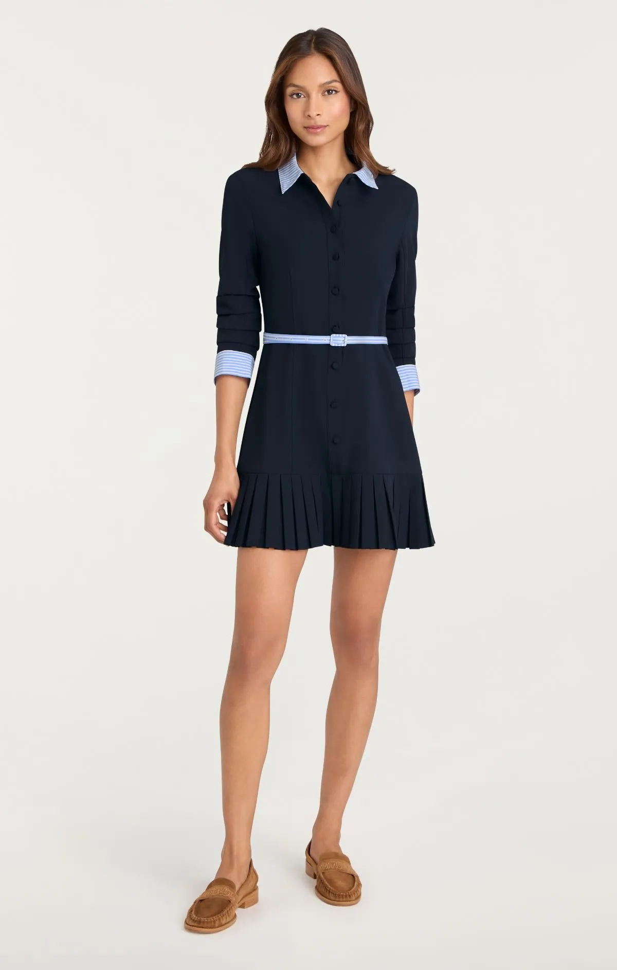 Stripe Shirting Lucilla Dress sold by cinq a sept product image thumbnail 2