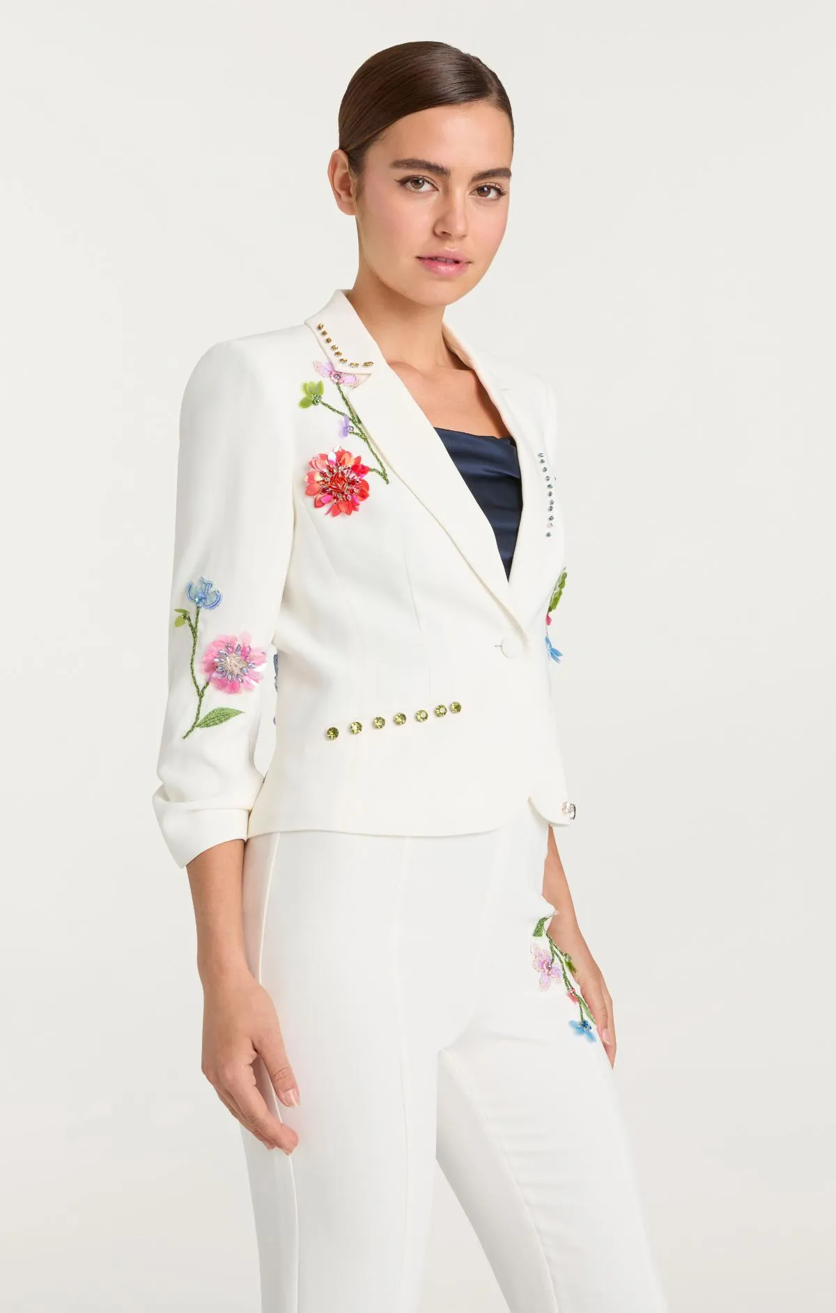 Floral Vine Le Petit Khloe Blazer sold by cinq a sept product image thumbnail 4
