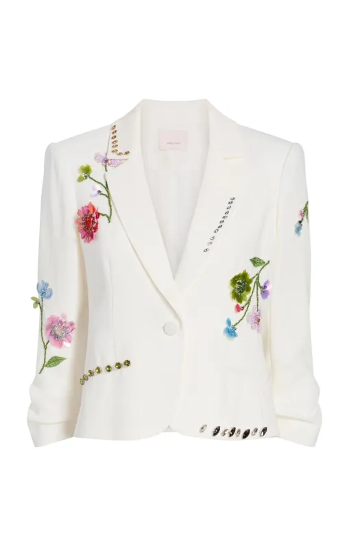 Floral Vine Le Petit Khloe Blazer sold by cinq a sept