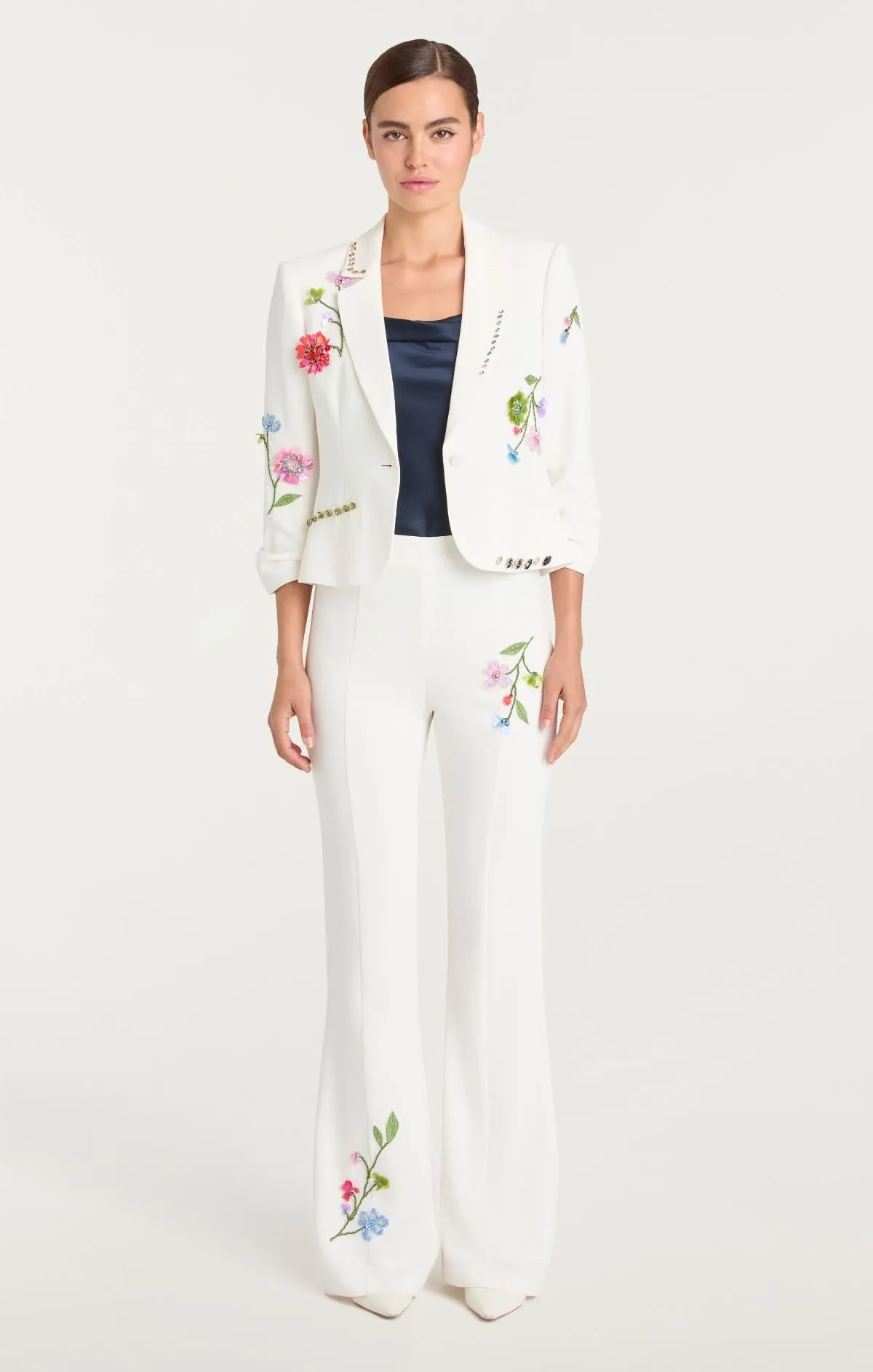 Floral Vine Le Petit Khloe Blazer sold by cinq a sept product image thumbnail 2