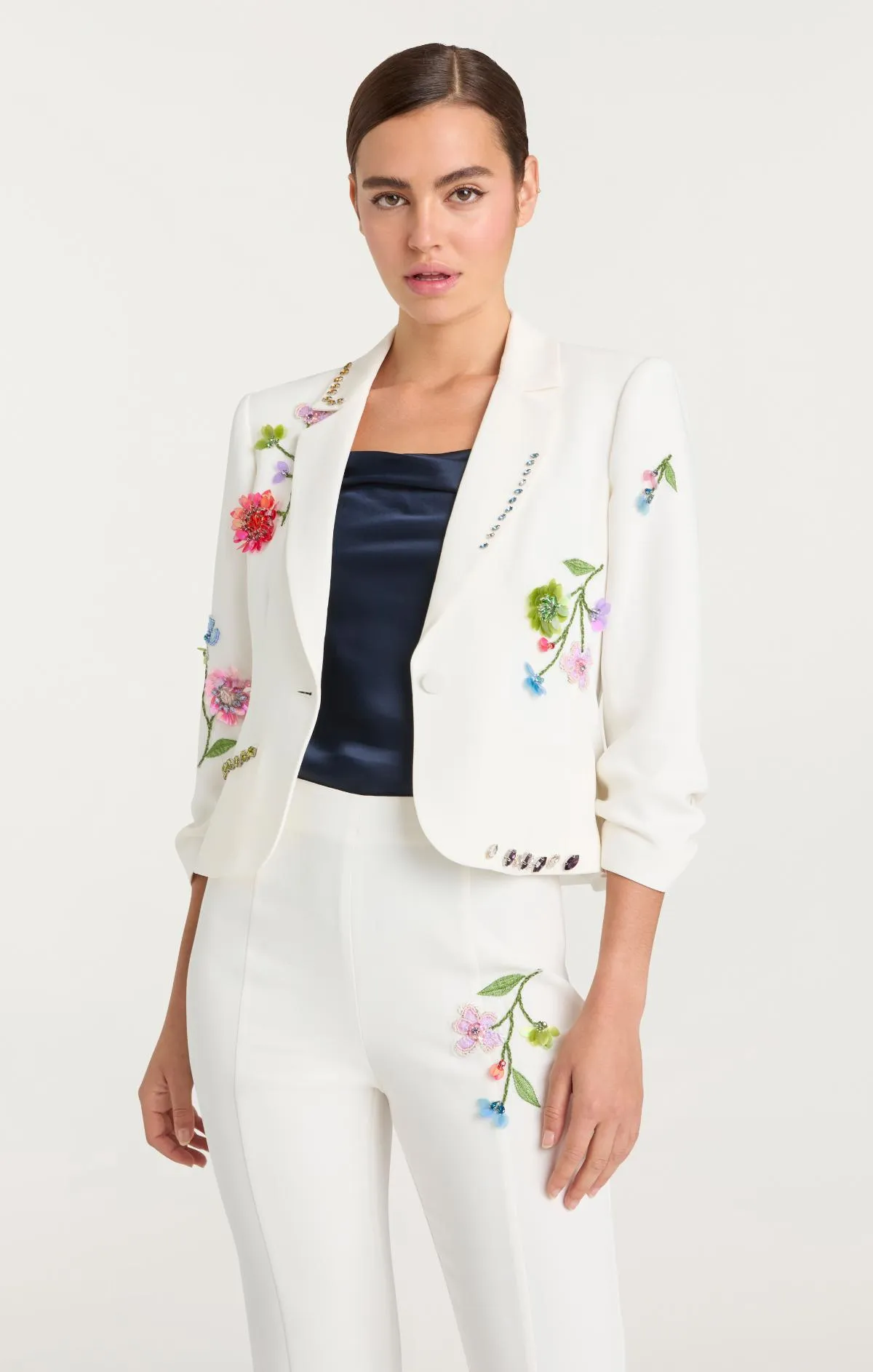 Floral Vine Le Petit Khloe Blazer sold by cinq a sept product image thumbnail 3