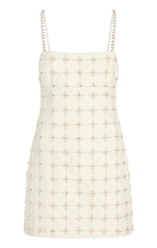 Pearl Crystal Iris Satine Dress sold by cinq a sept