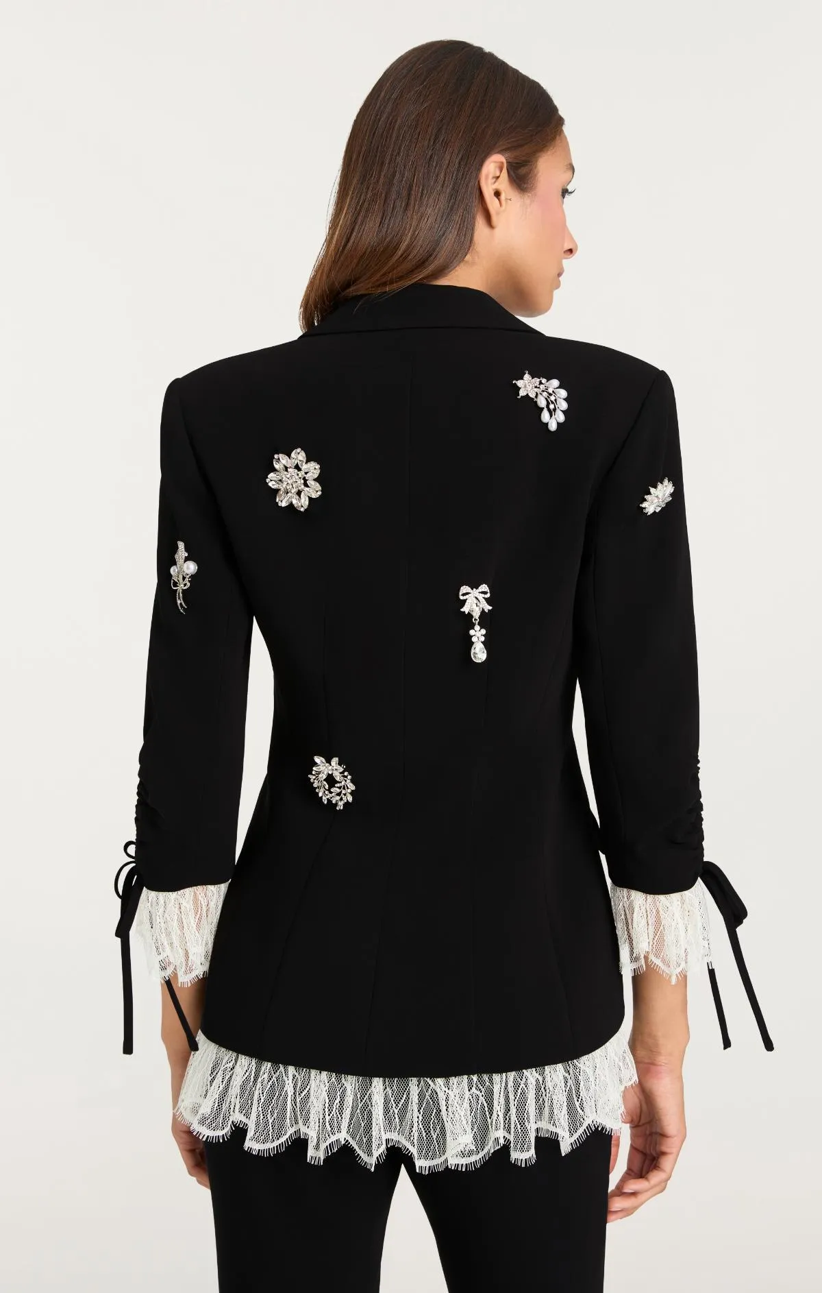 Crystal Brooch Roxie Blazer sold by cinq a sept product image thumbnail 5