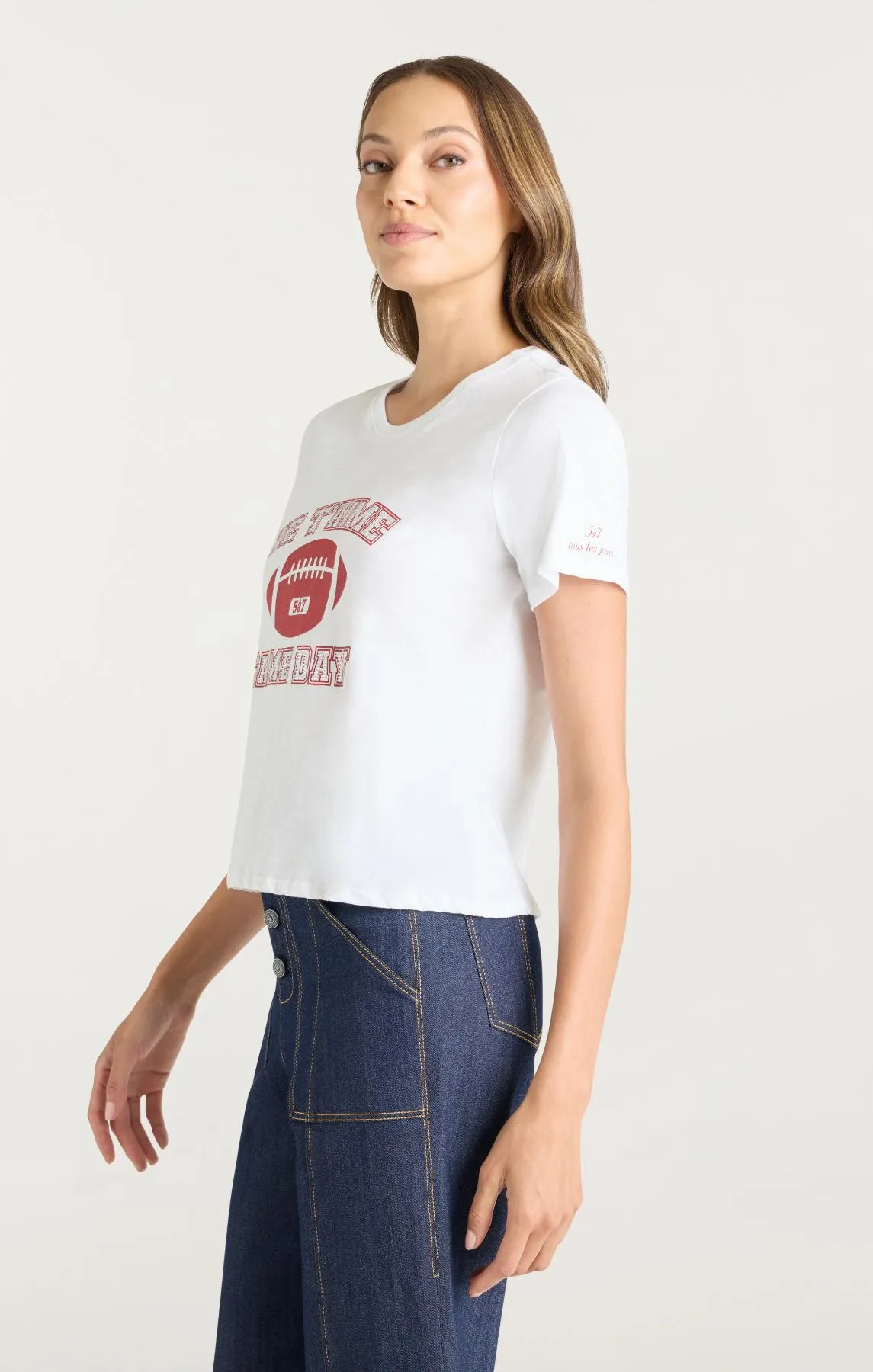 Heat Set Game Day Shrunken Tee sold by cinq a sept product image thumbnail 5