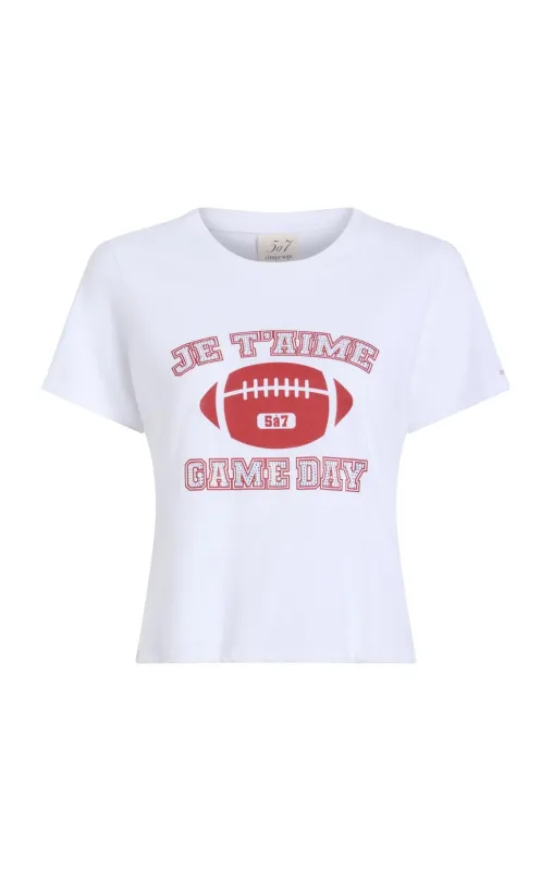 Heat Set Game Day Shrunken Tee sold by cinq a sept