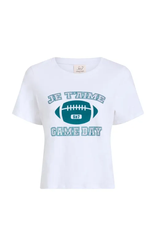 Heat Set Game Day Shrunken Tee sold by cinq a sept